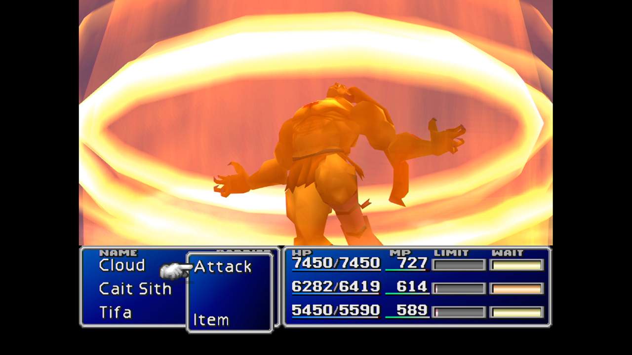 Ifrit is summoned into battle.