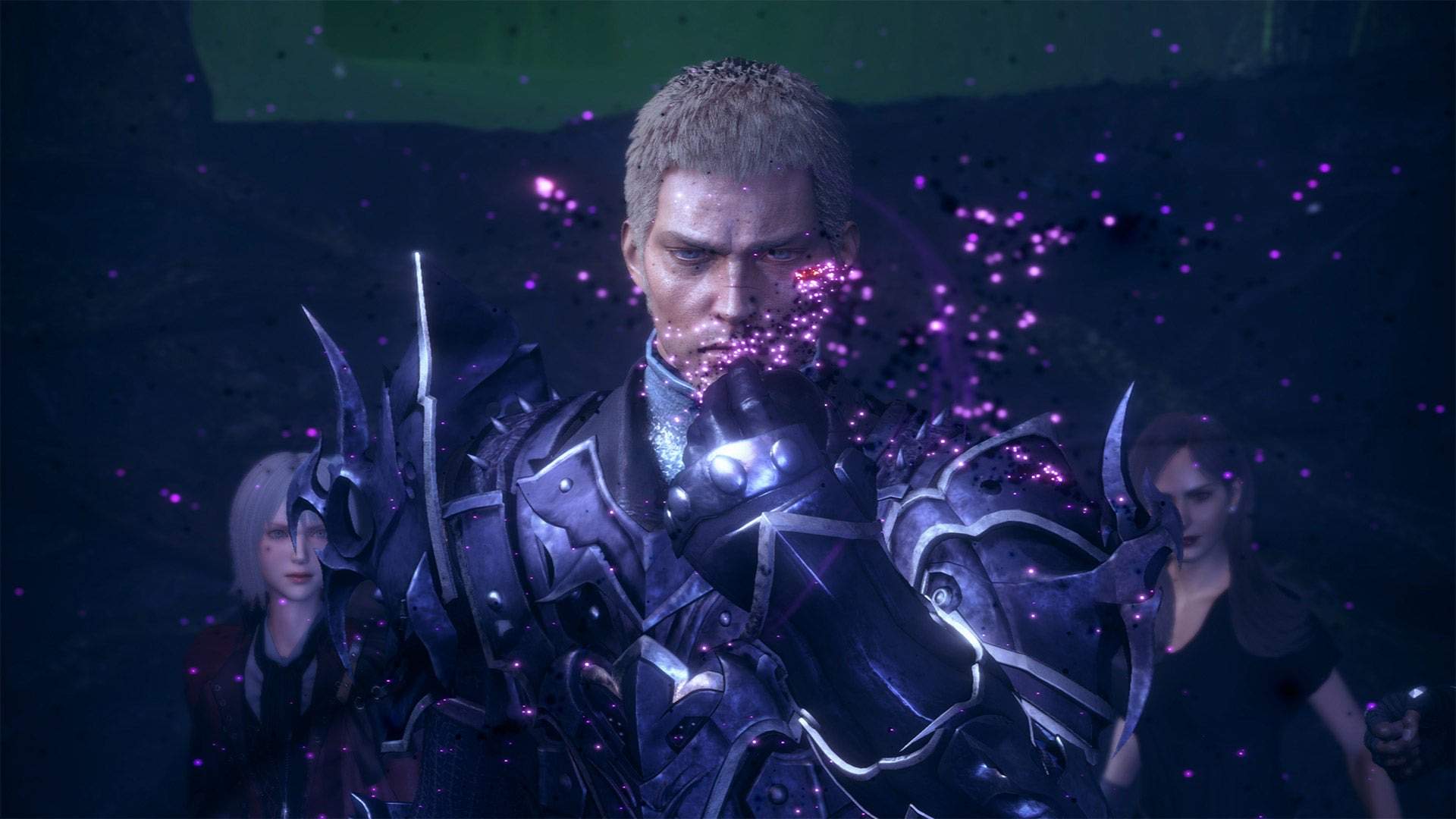 Jack holding a black crystal