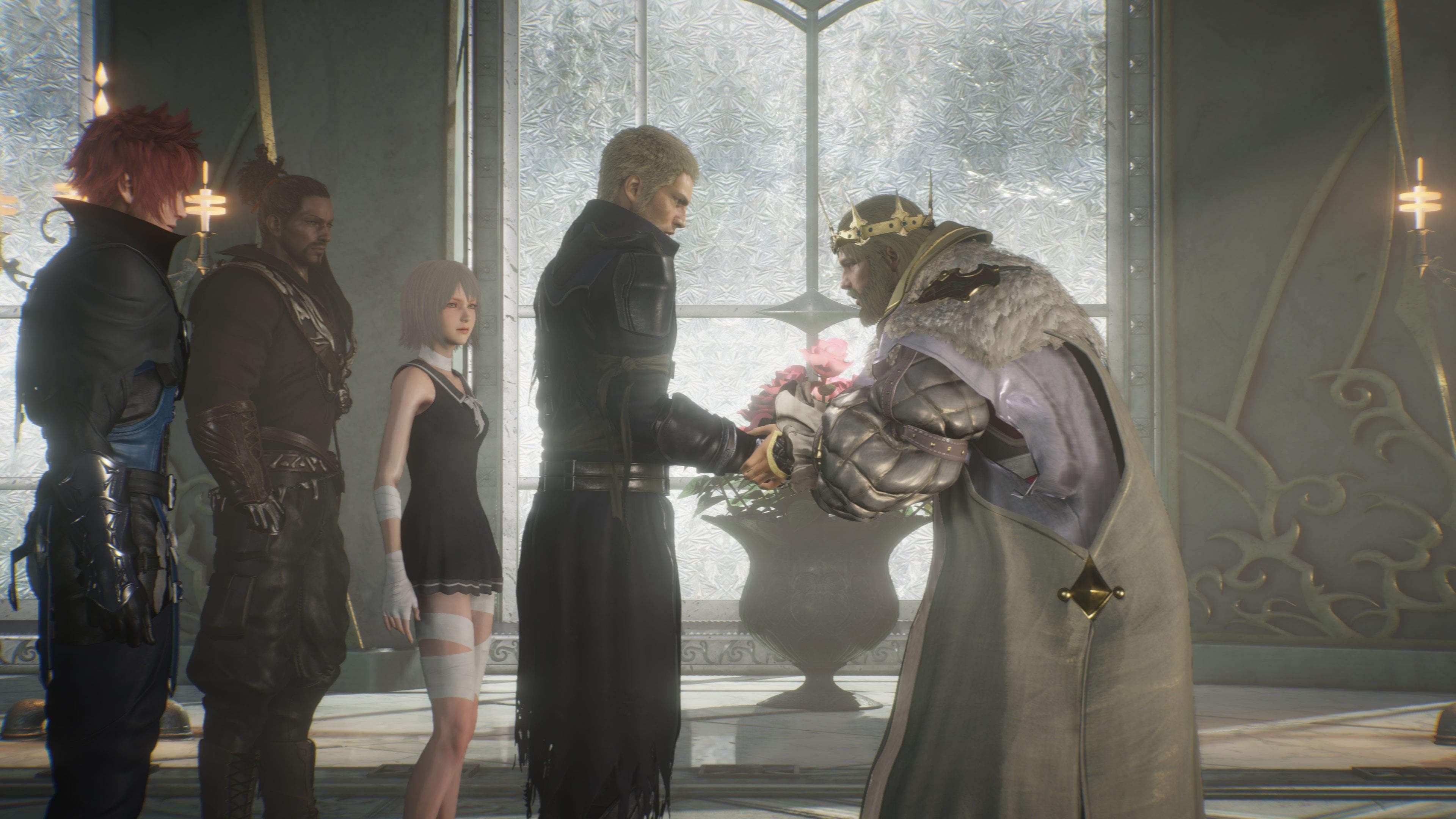 Jed, Ash, Neon, and Jack meet the King of Cornelia