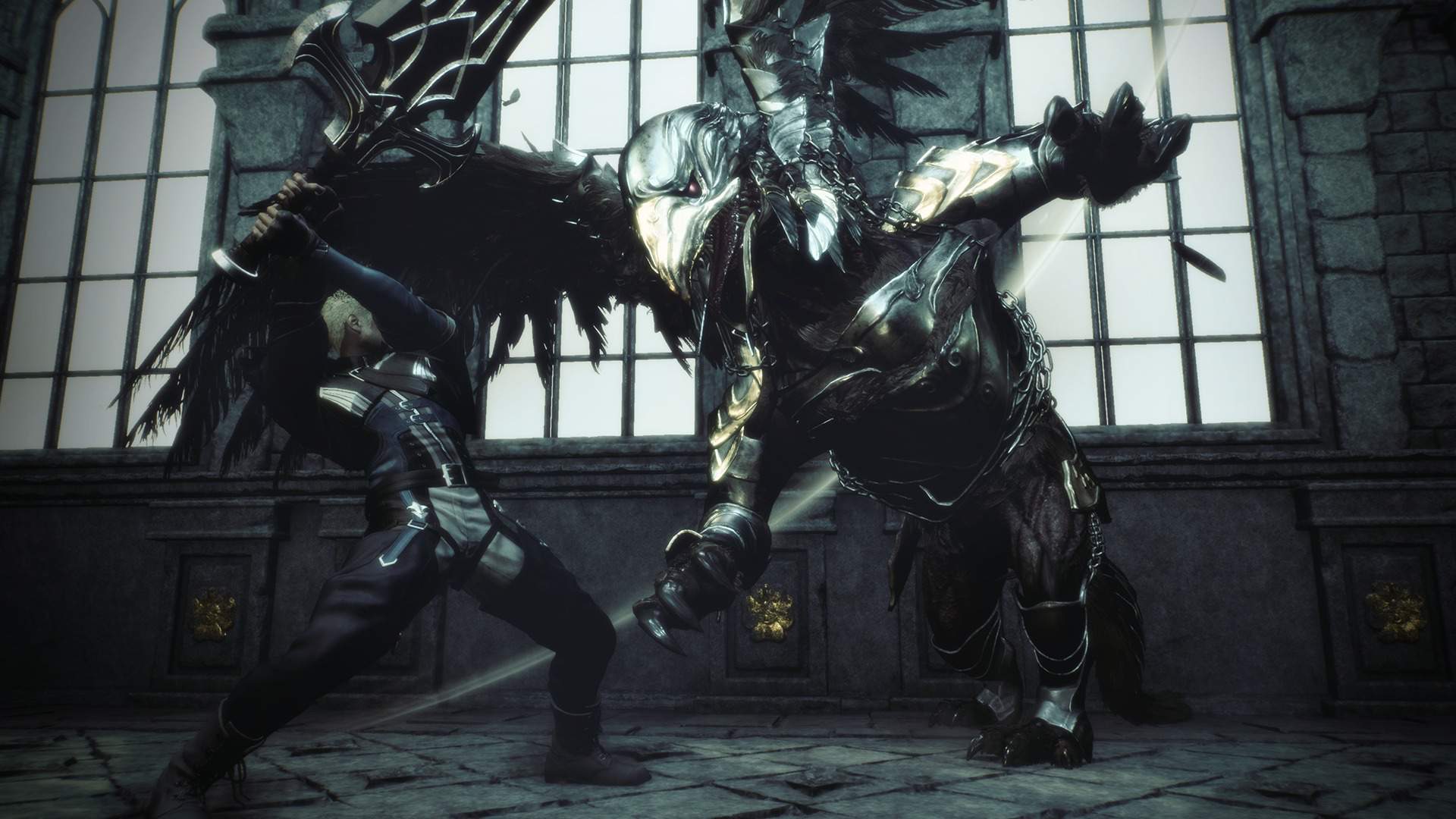Jack fighting large enemy