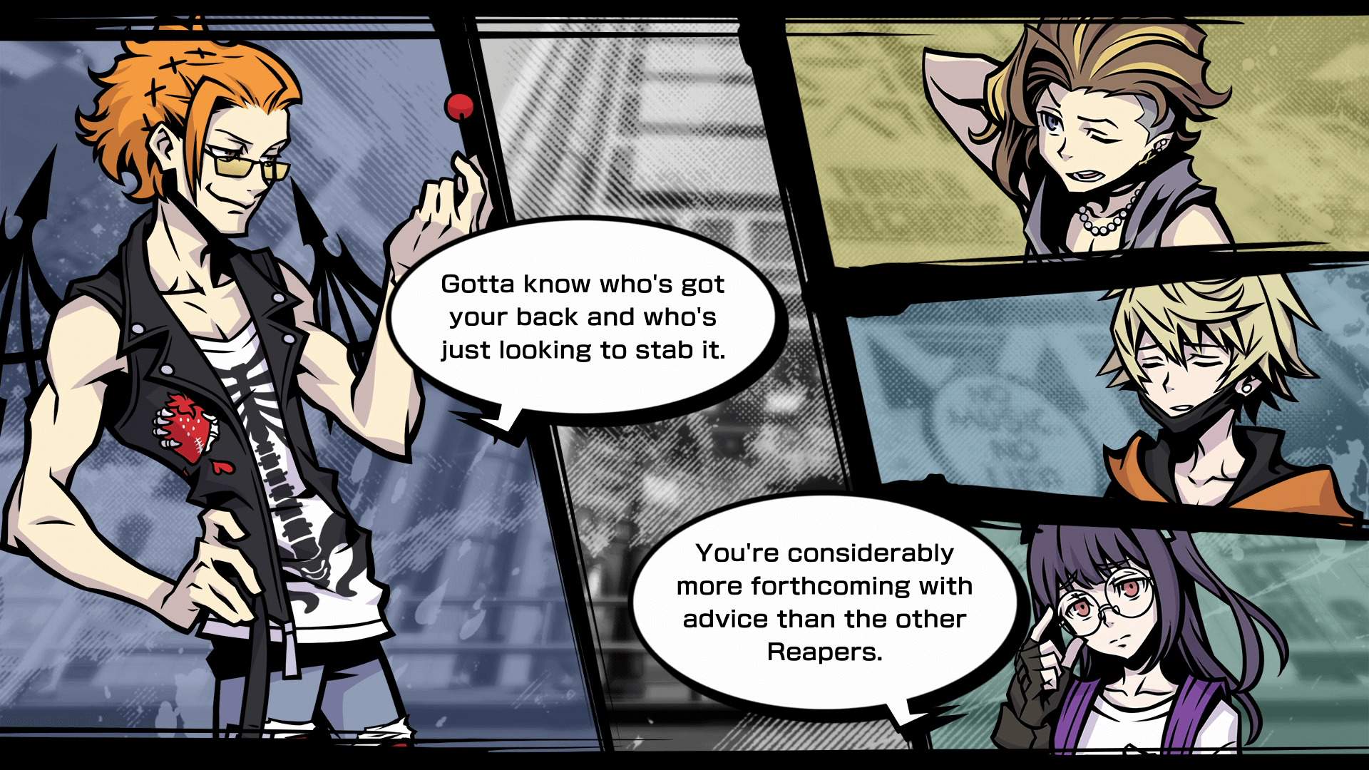 Kariya talks to Fret, Rindo, and Nagi