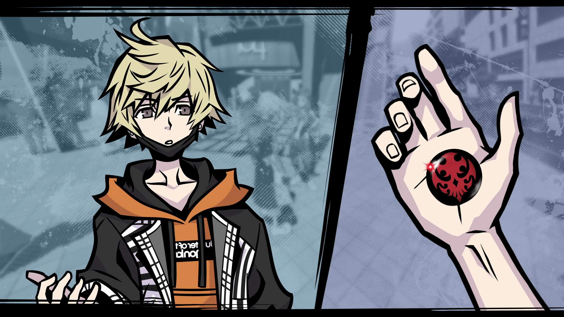 Rindo holding a pin