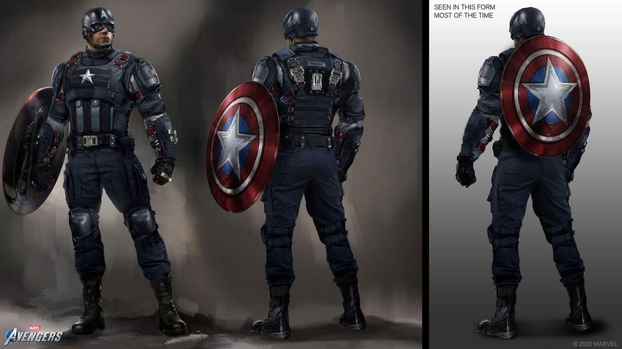 Assembling Marvel S Avengers Captain America Square Enix Blog