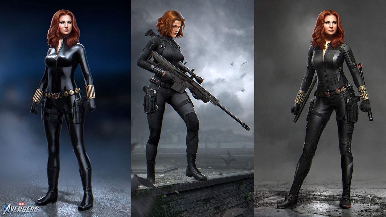 Assembling Marvel S Avengers Black Widow Square Enix