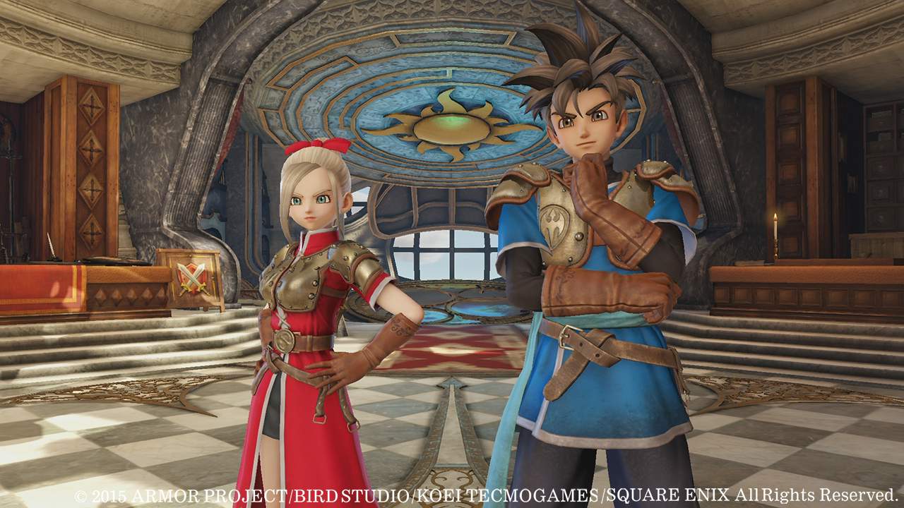 Aurora and Luceus standing in airship