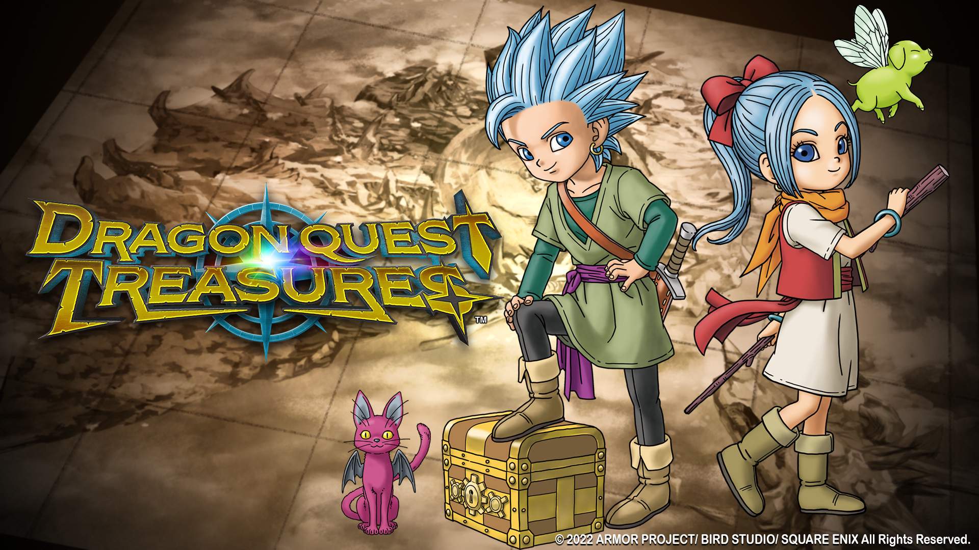 DRAGON QUEST TREASURES art