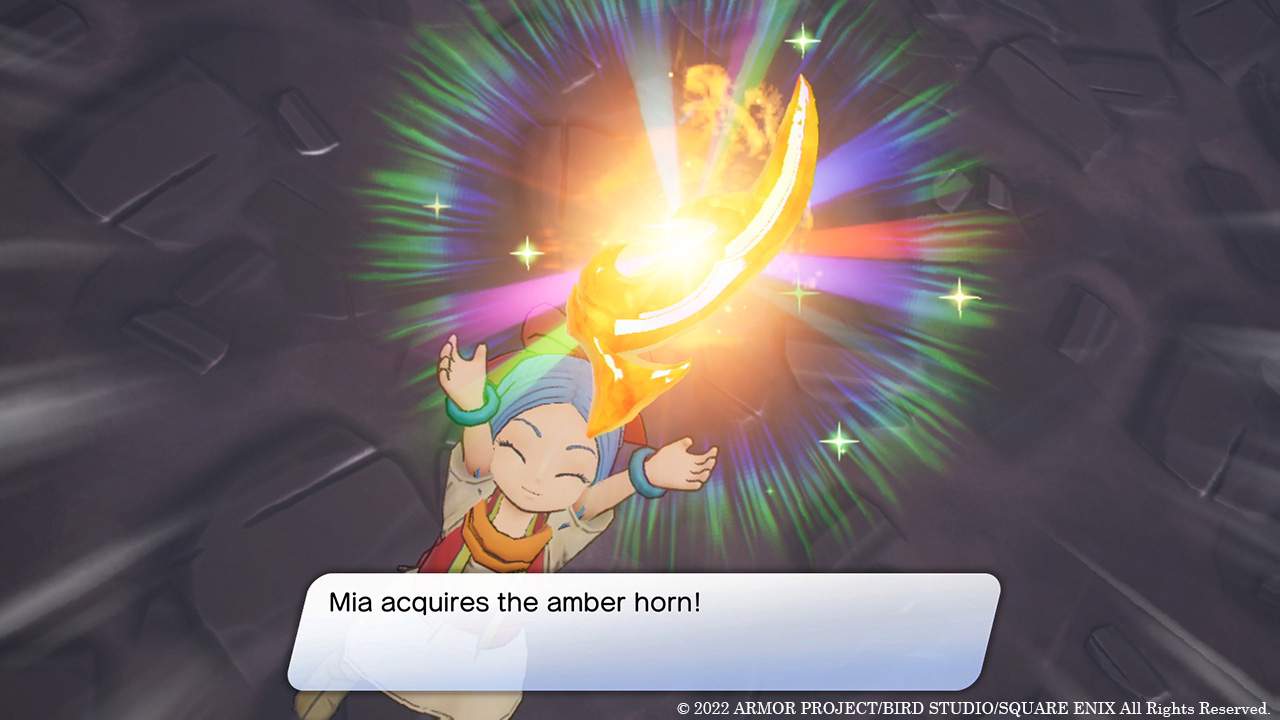 Mia acquires the amber horn