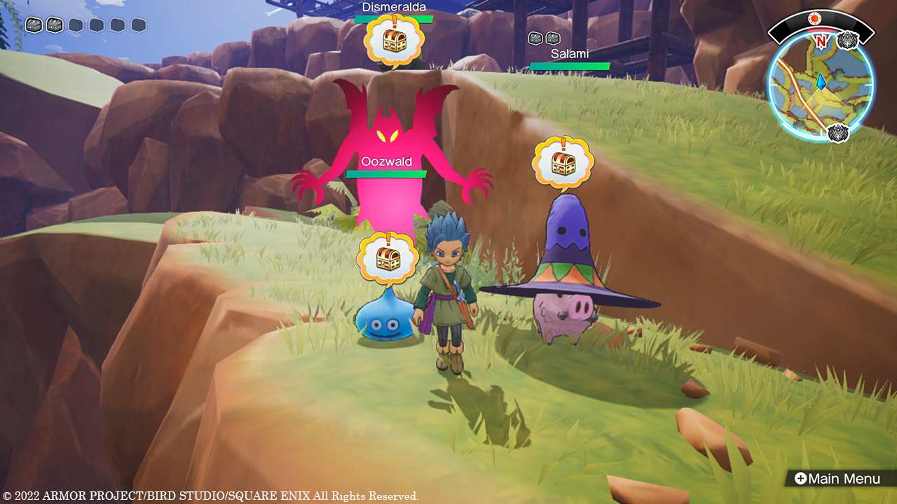 Monsters sensing treasures