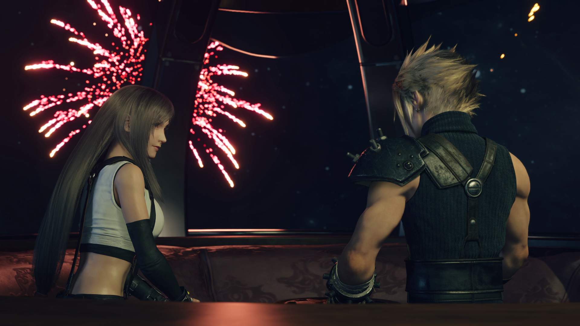 Cloud e Tifa em Final Fantasy VII Rebirth