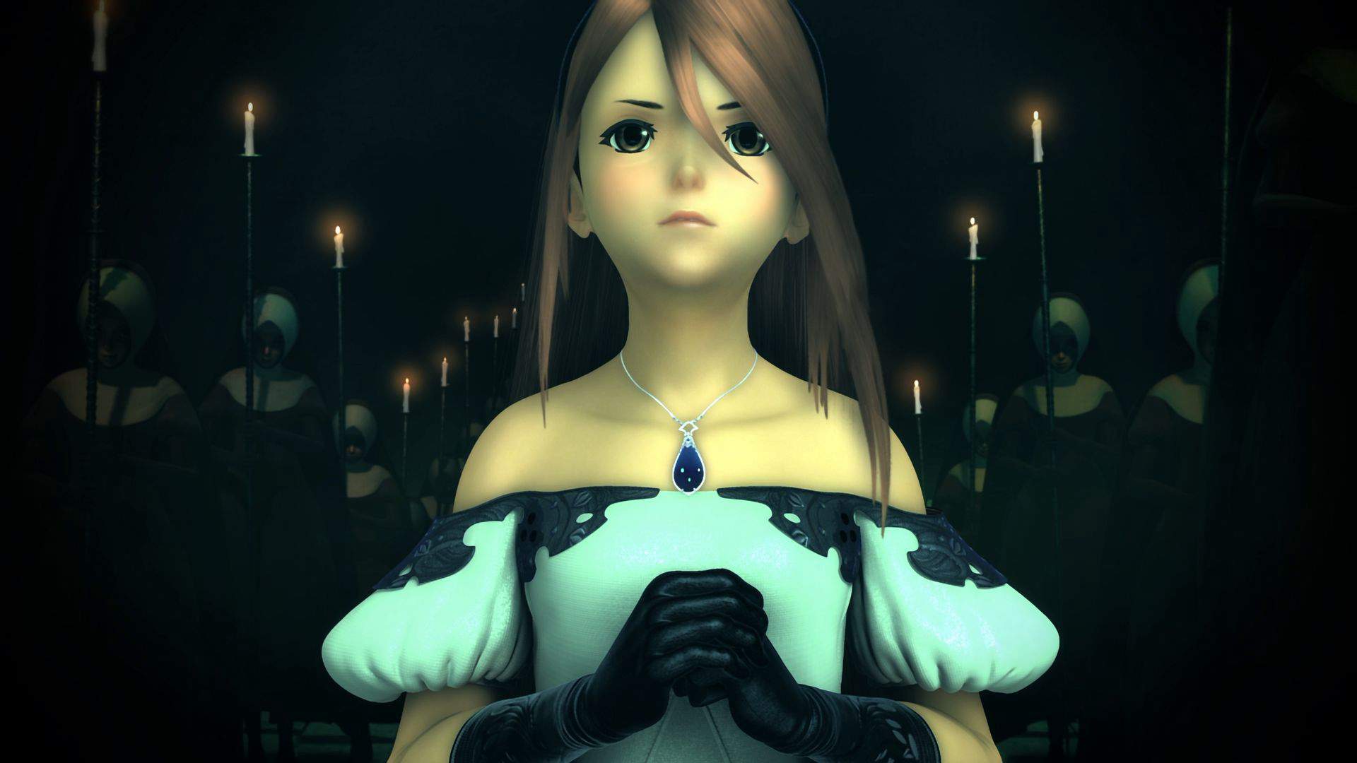 Agnès Oblige - Voiced by: Erin Fitzgerald - Agnes is a young woman who has served as a vestal to the Wind Crystal since an early age.