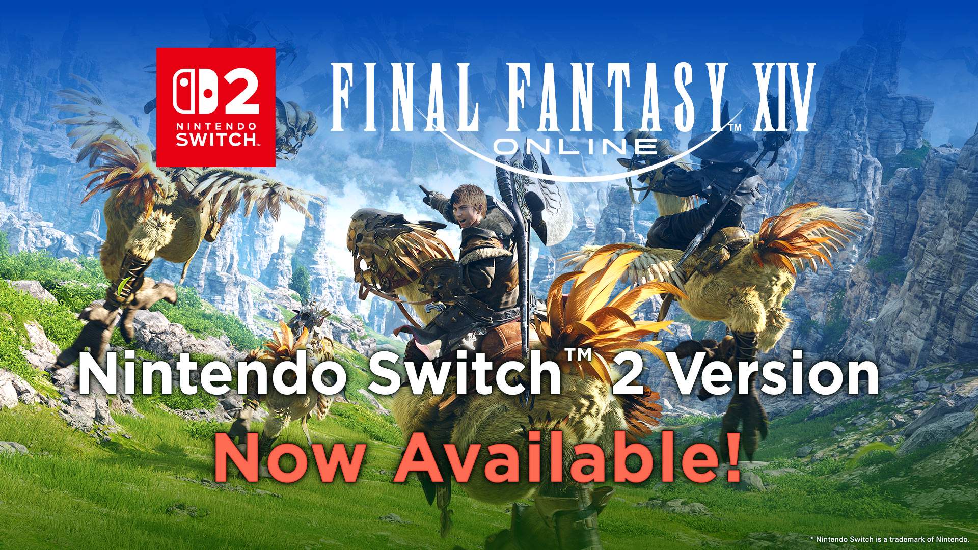 FFXIV for Nintendo Switch 2 Now Available
