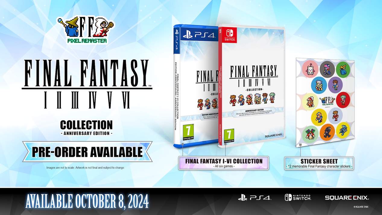 FINAL FANTASY Pixel Remaster series on PS4, Nintendo Switch, Xbox 