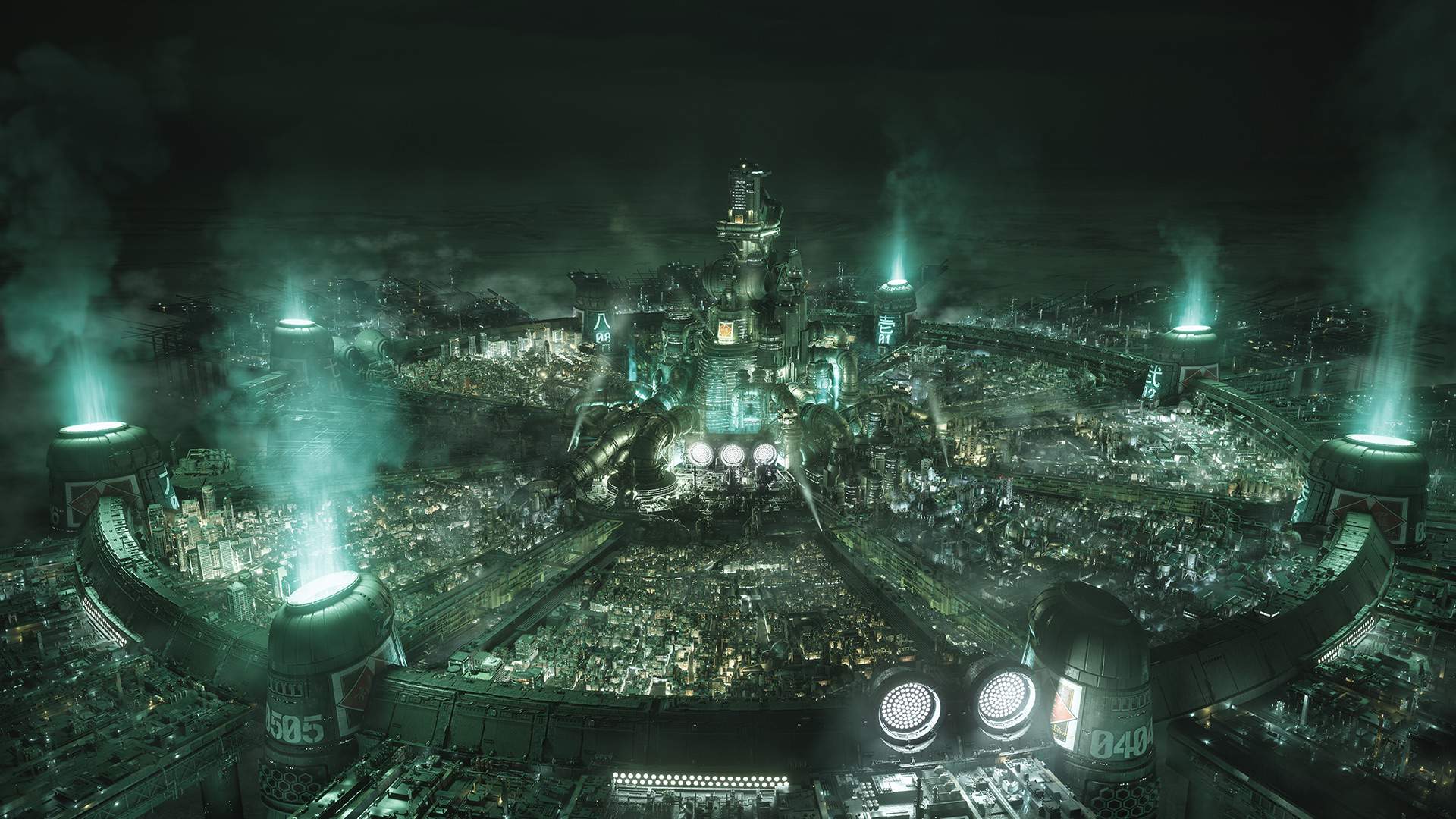 Bild von Midgar aus Final Fantasy VII Remake