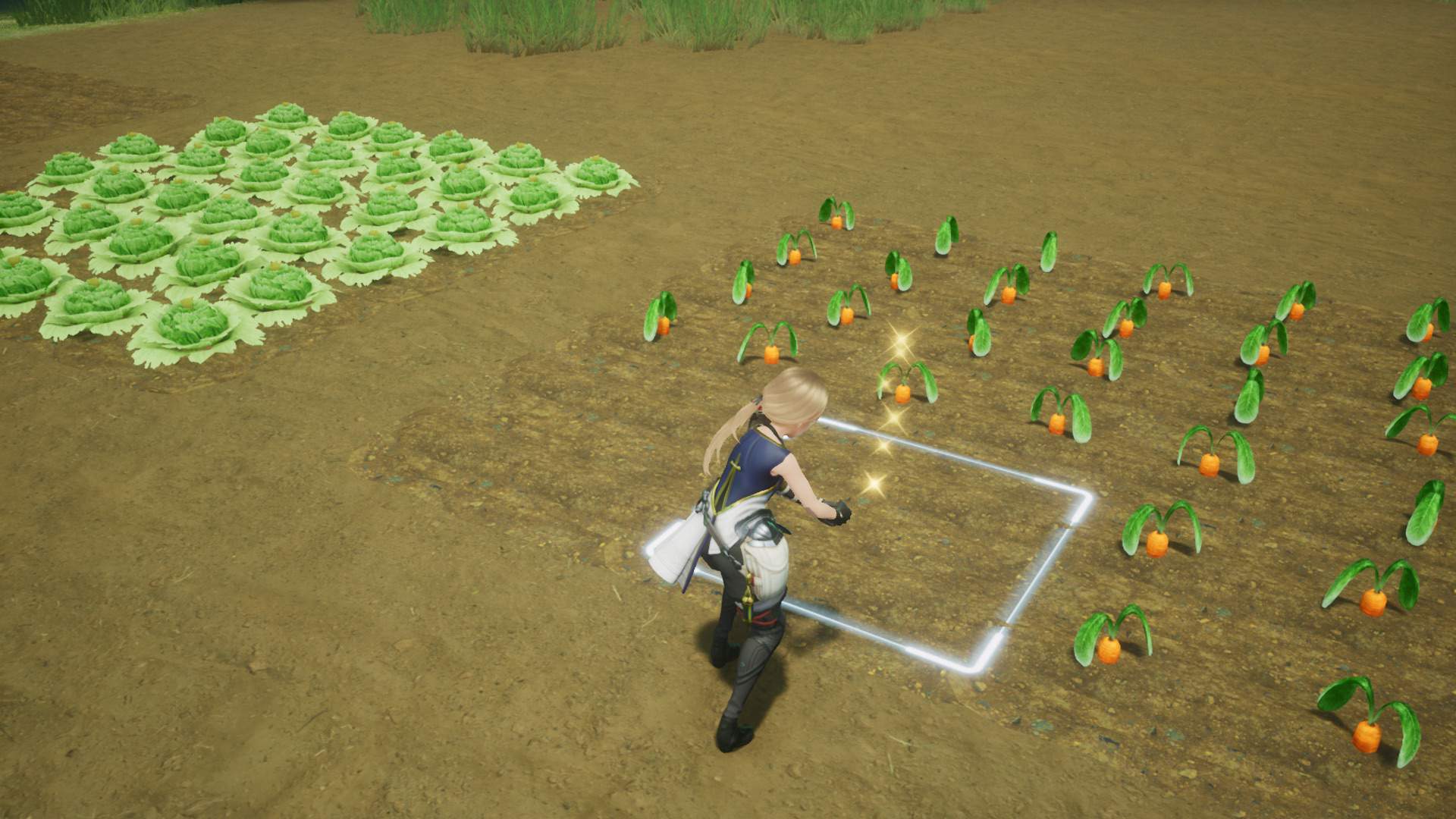 Harvesting grown crops in HARVESTELLA