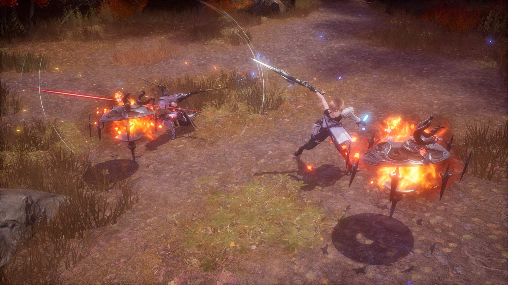 Using a Joint Attack on enemies in HARVESTELLA