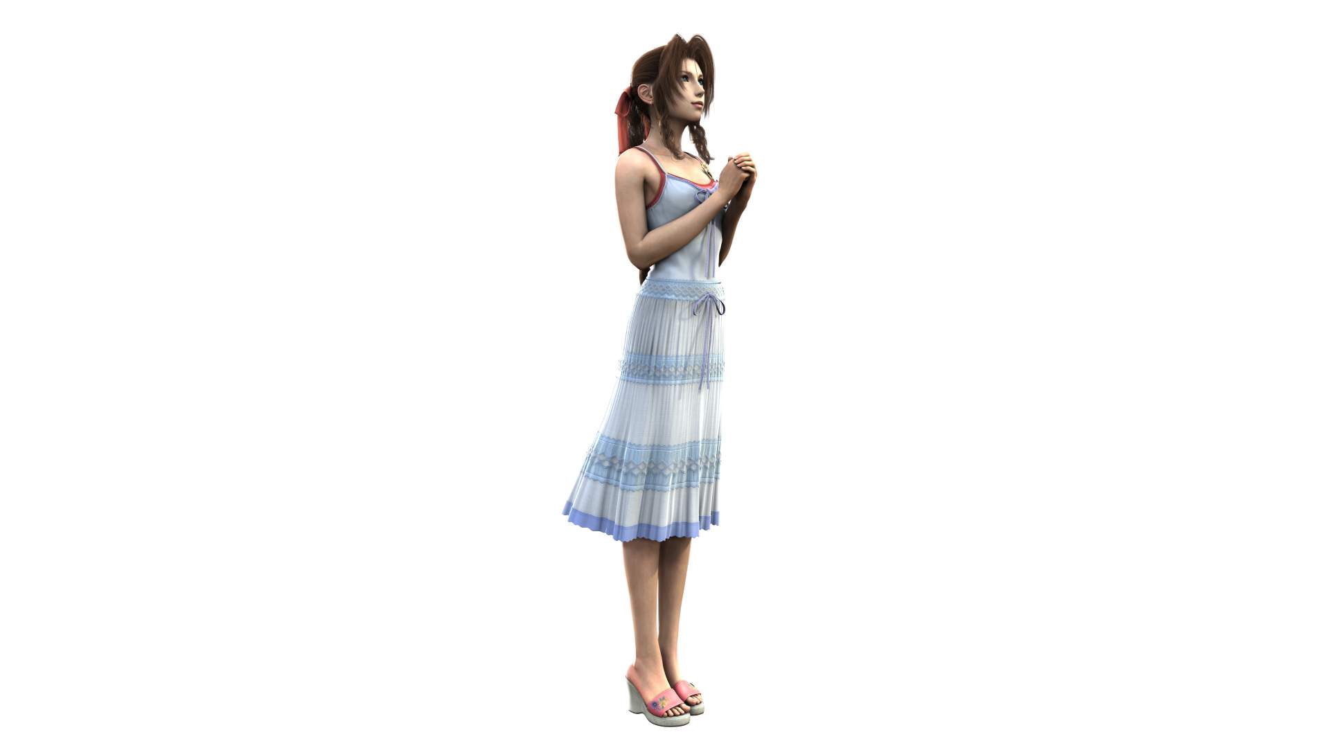 Aerith character rendering