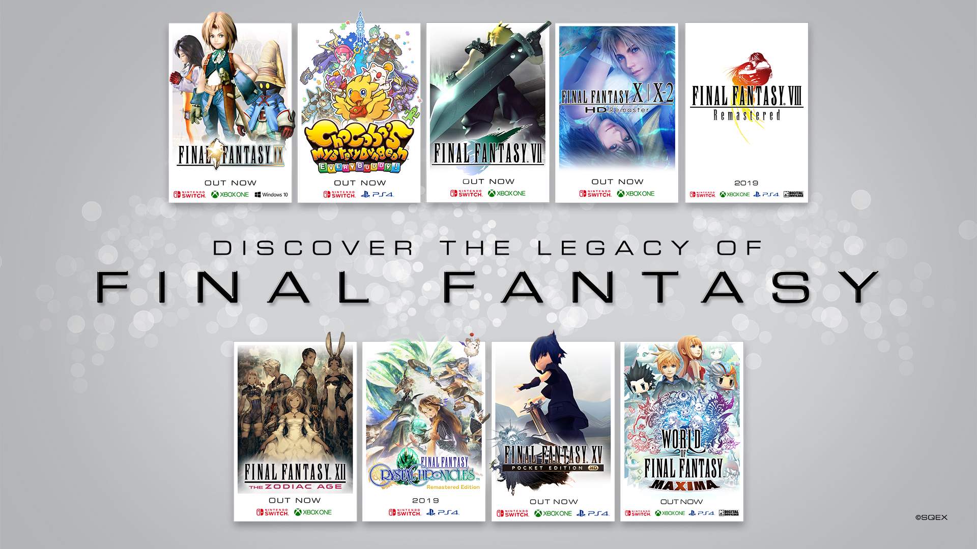 Final Fantasy games in order, Release and FF story timeline