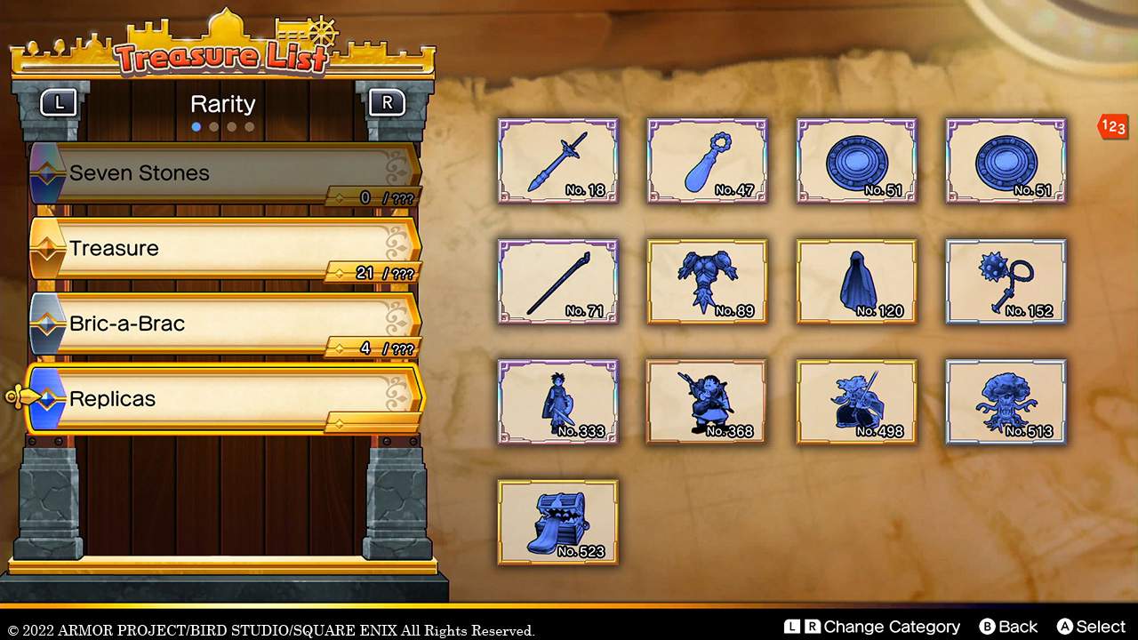 DRAGON QUEST TREASURES screenshot