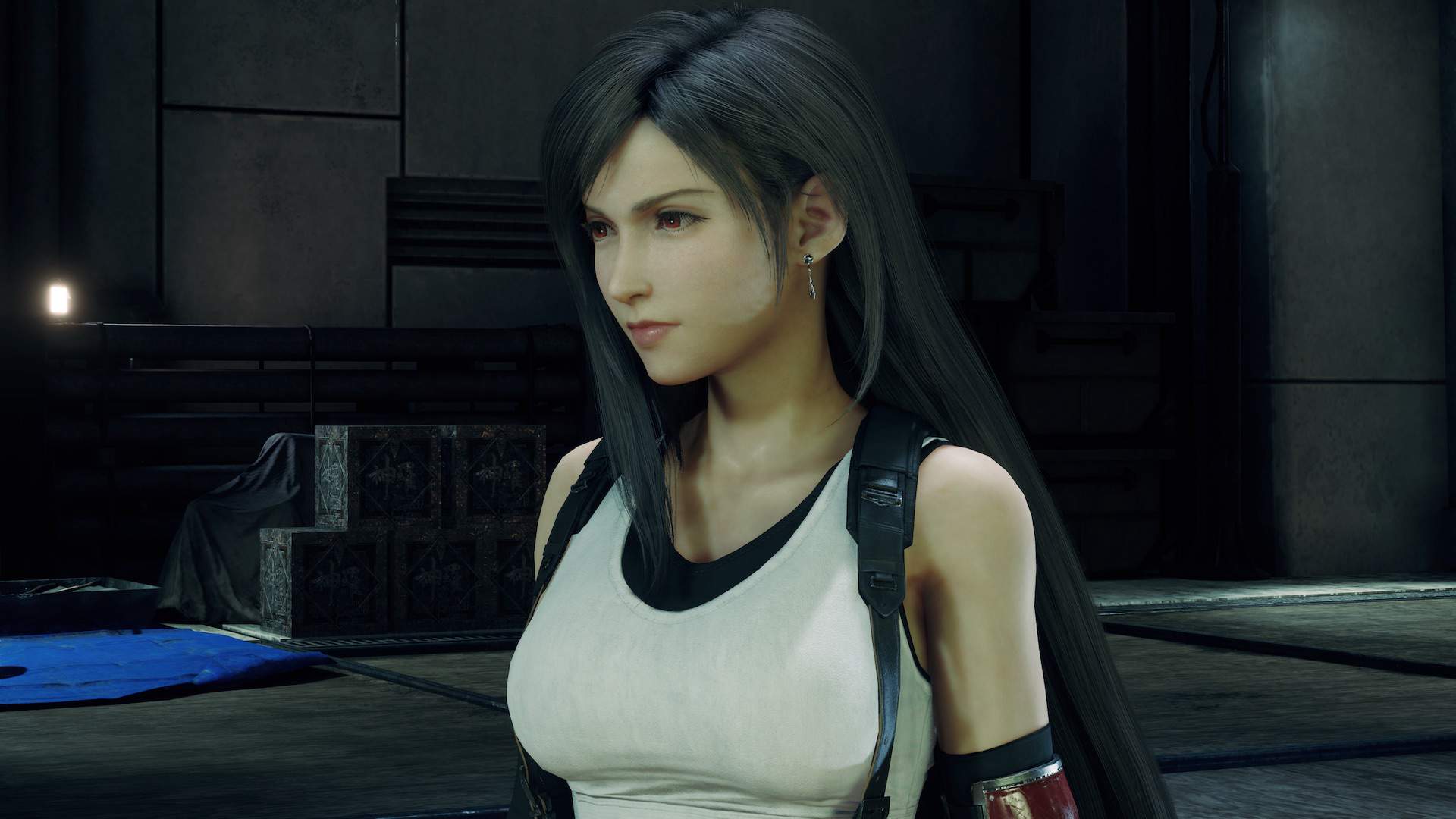 Close up screenshot of Tifa from Chapter 6 of FINAL FANTASY VII REMAKE