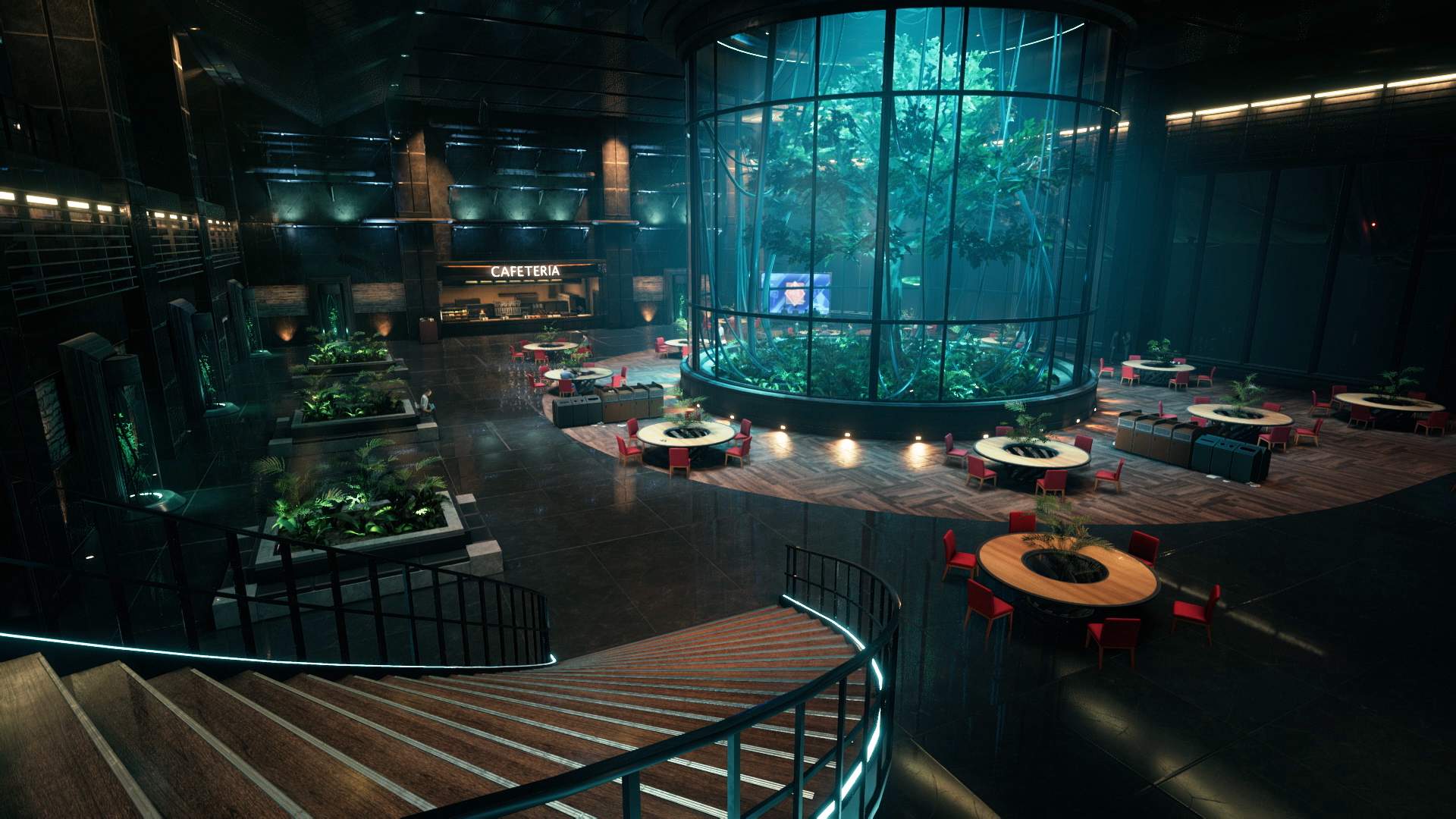 FINAL FANTASY VII REMAKE - Inside Shinra Building