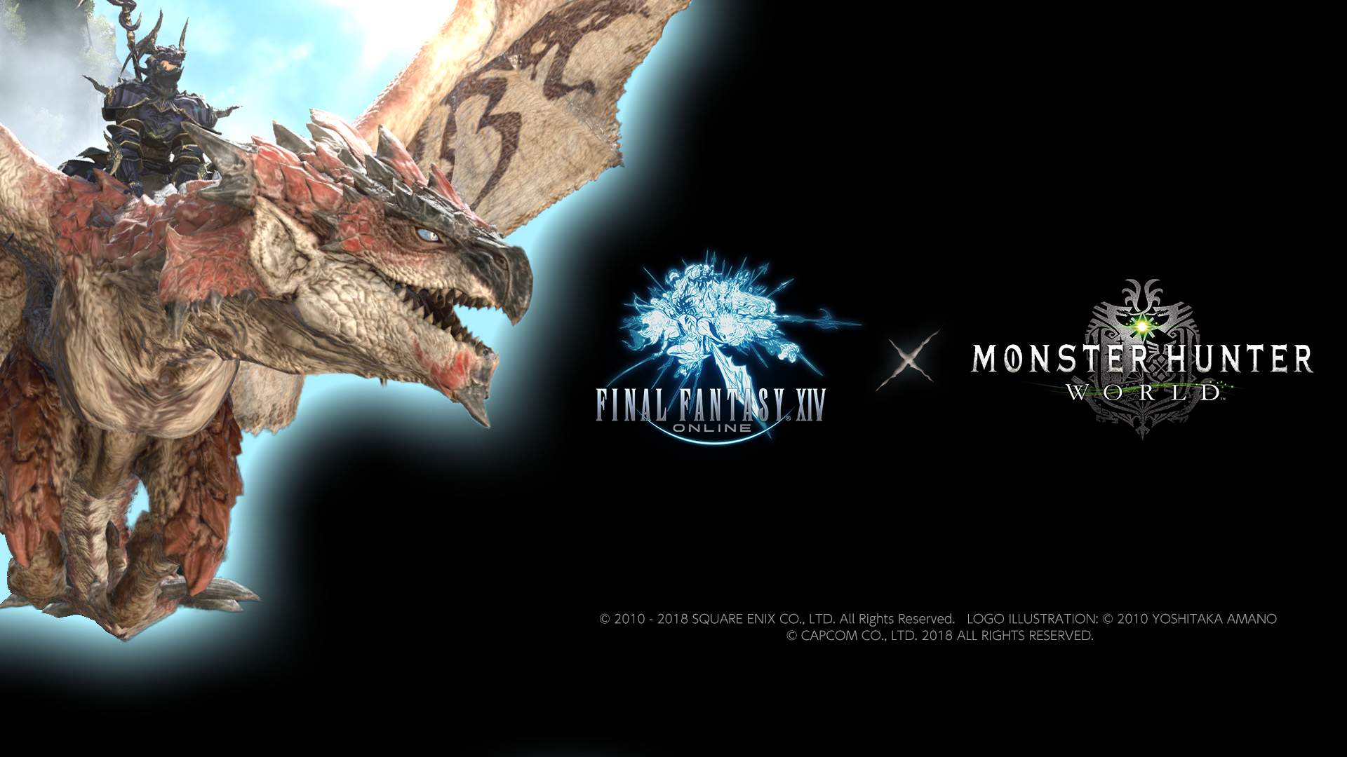 Collaboration Entre Final Fantasy Xiv Monster Hunter World