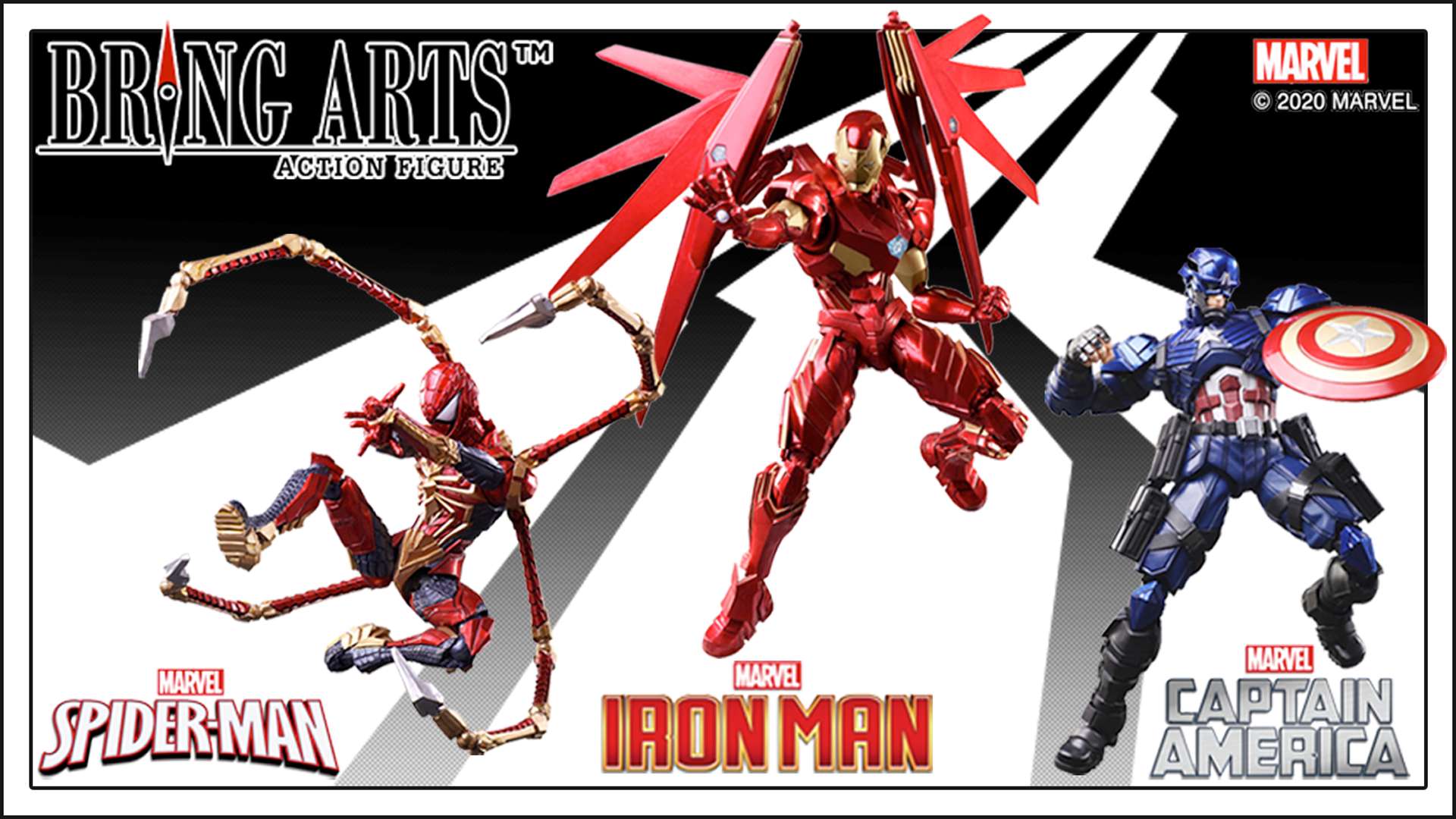 marvel universe variant bring arts designed by tetsuya nomura