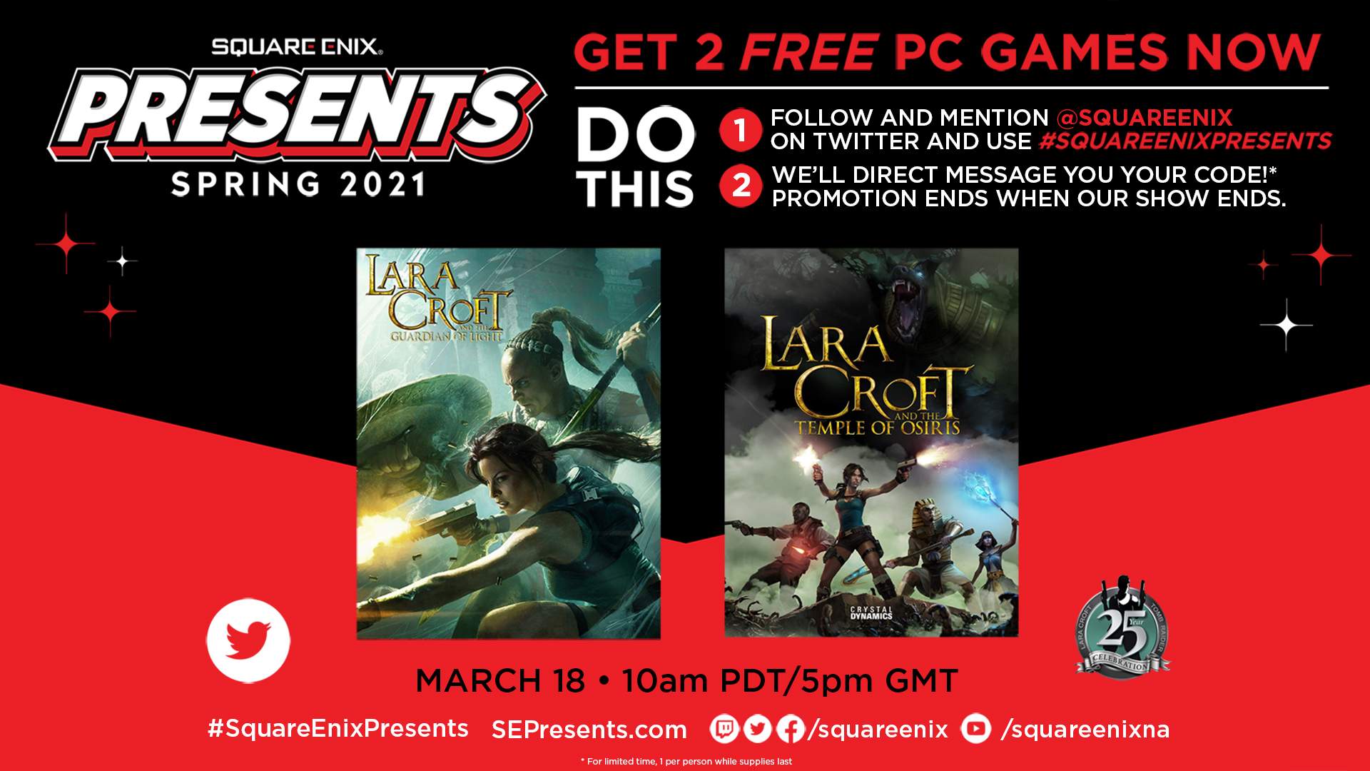 Square Enix Presents Get 2 Free PC Games Now