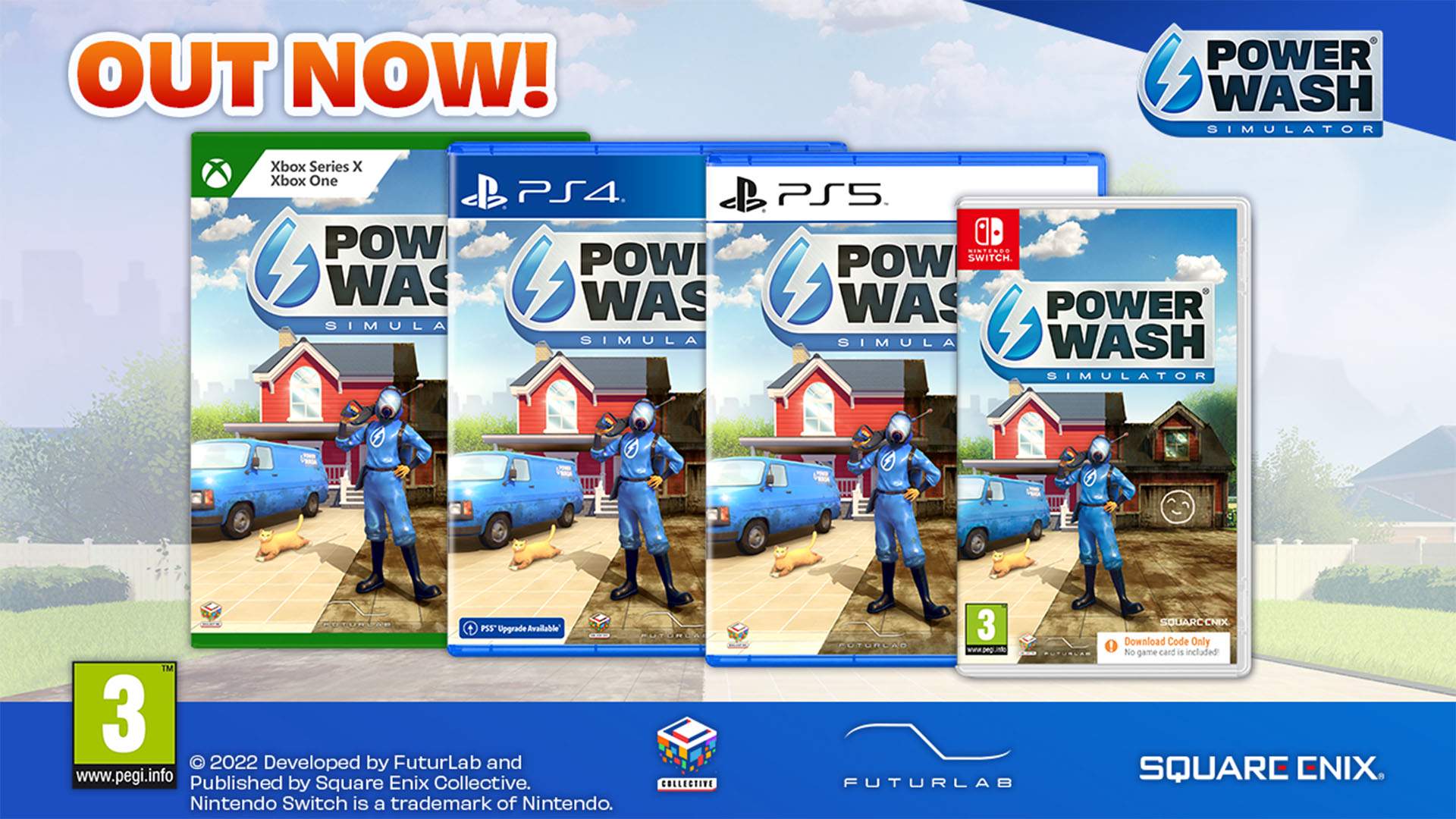 PowerWash Simulator Coming to PS4, PS5, and Switch - One More Game