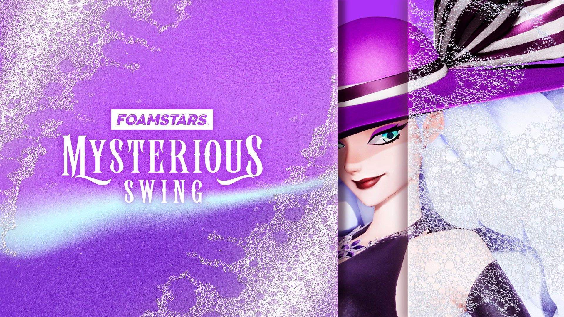 The brand new FOAMSTAR Chloe Noir is shown behind the new season text reading MYSTERIOUS SWING