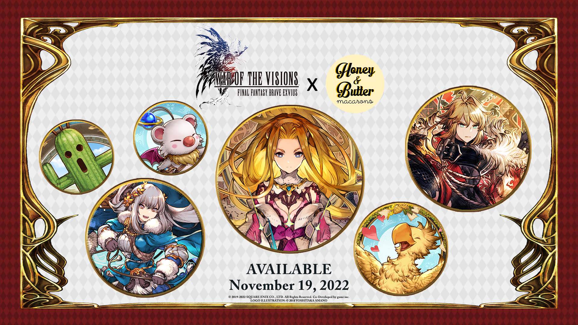 WAR OF THE VISIONS FINAL FANTASY BRAVE EXVIUS x Honey & Butter event on November 19