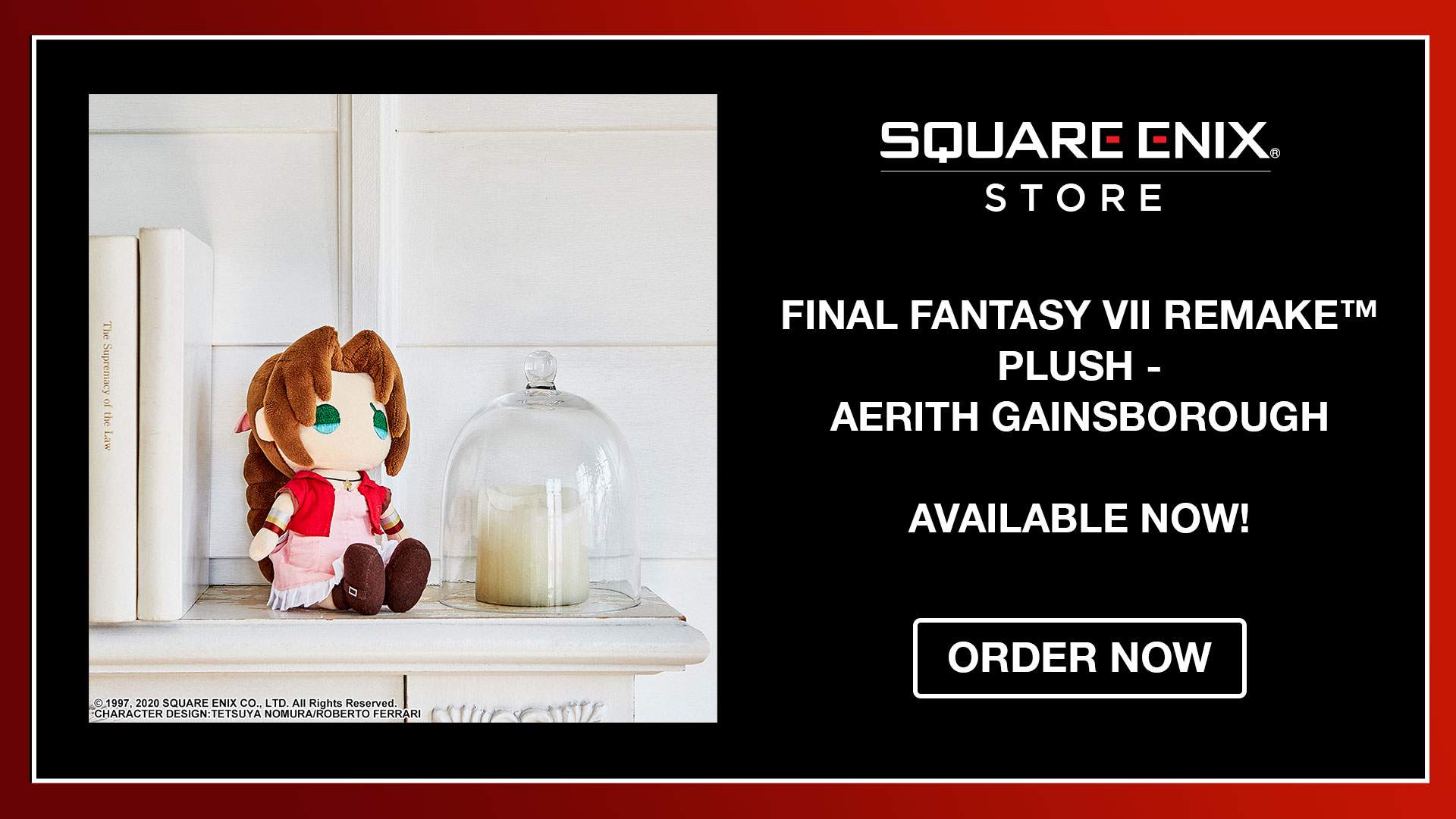 FINAL FANTASY VII REMAKE™ PLUSH - AERITH GAINSBOROUGH