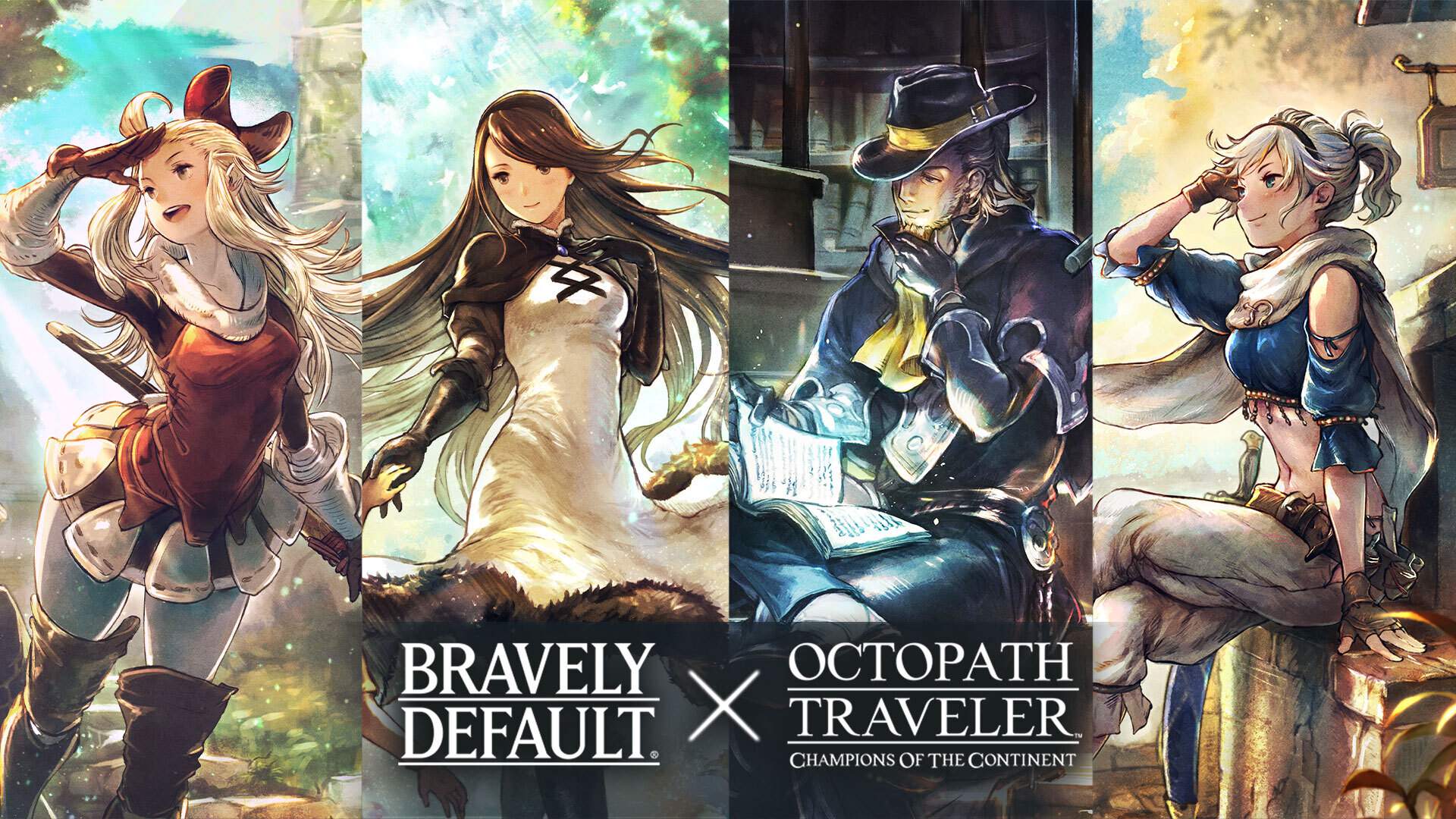 OCTOPATH TRAVELER: CHAMPIONS OF THE CONTINENT ANNOUNCES CROSSOVER WITH  LEGENDARY RPG, BRAVELY DEFAULT - Square Enix North America Press Hub