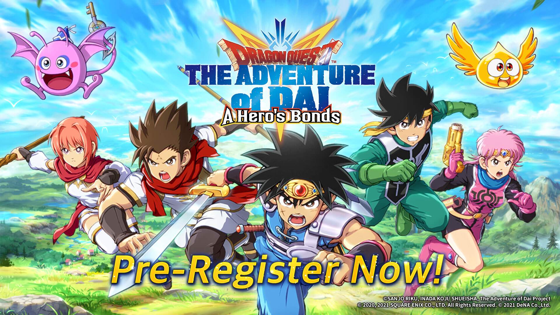 SQUARE ENIX  The Official SQUARE ENIX Website - DRAGON QUEST The Adventure  of Dai: A Hero's Bonds Coming to Mobile Devices on September 28