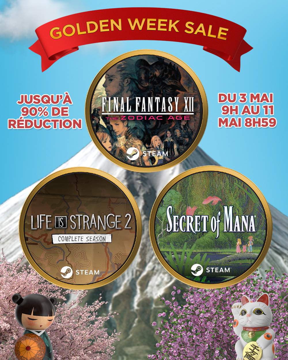 PROMOTIONS DE LA GOLDEN WEEK 2021