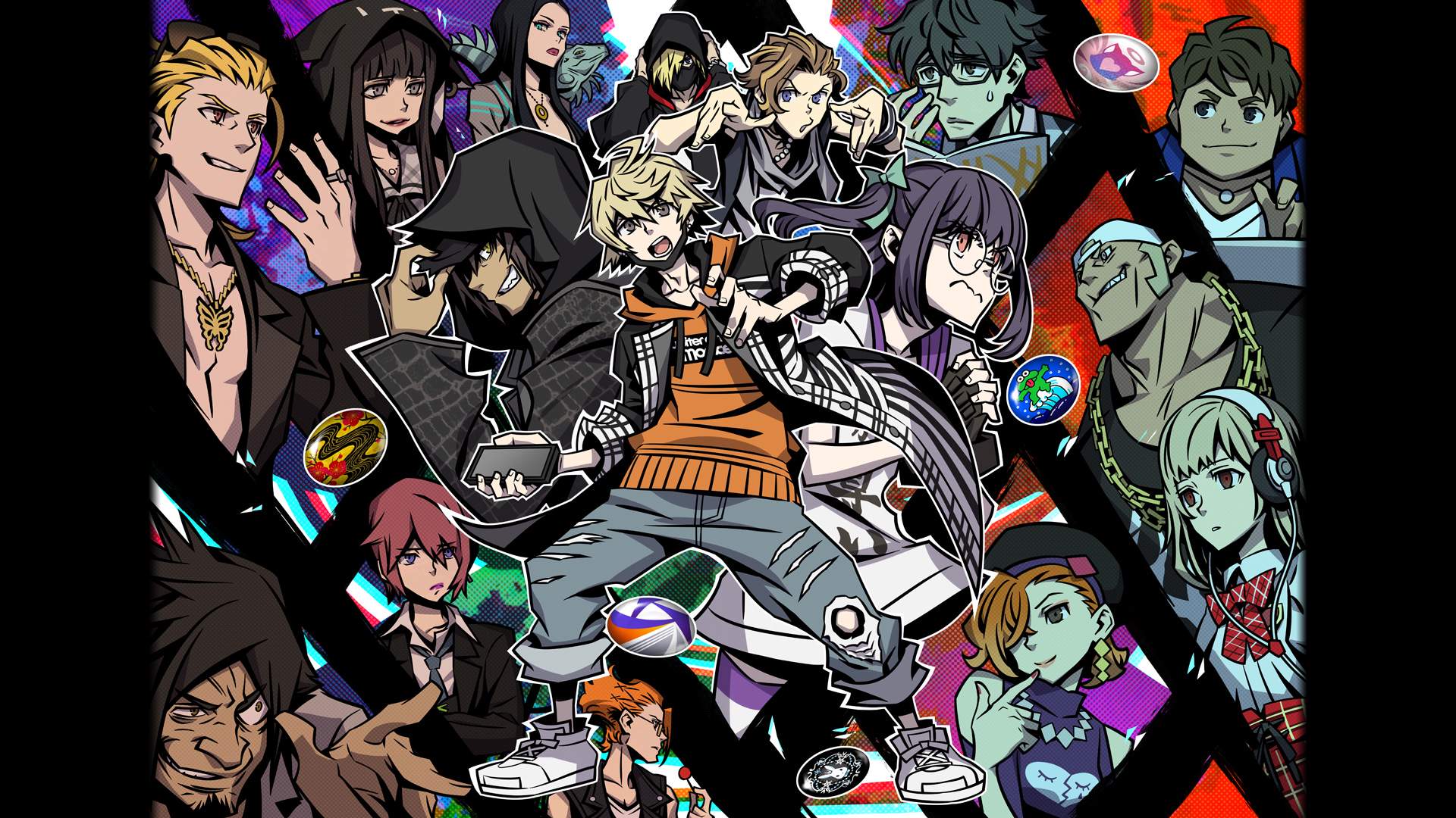 The NEO: The World Ends with You characters on a bright background.