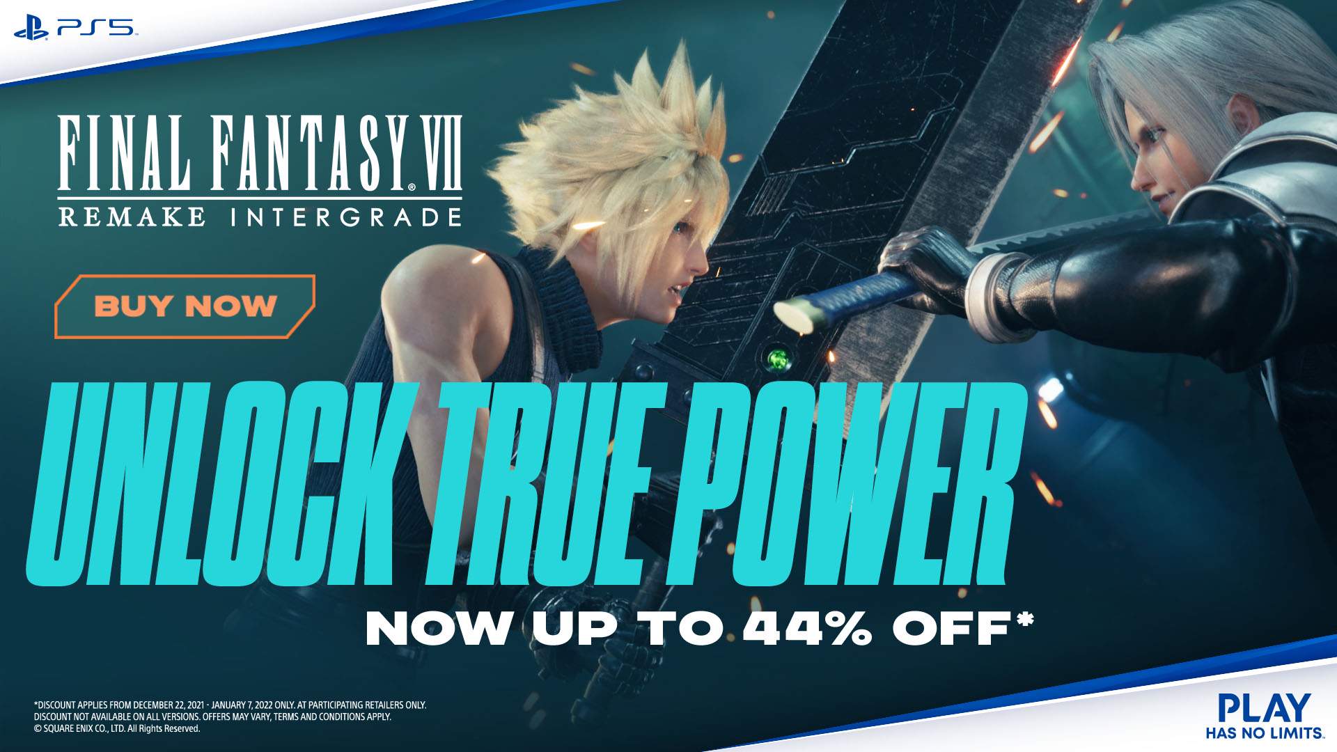 Cloud and Sephiroth clash swords. UP TO 44% OFF* FINAL FANTASY VII REMAKE INTERGRADE.