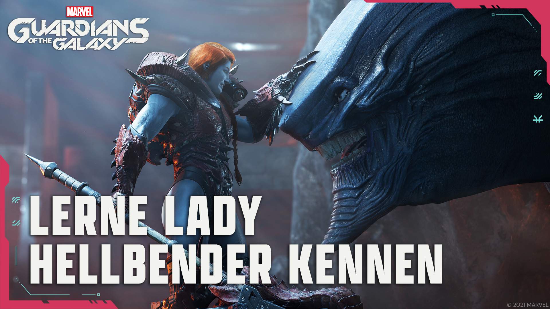 Lady Hellbender streichelt Tara-Tara.