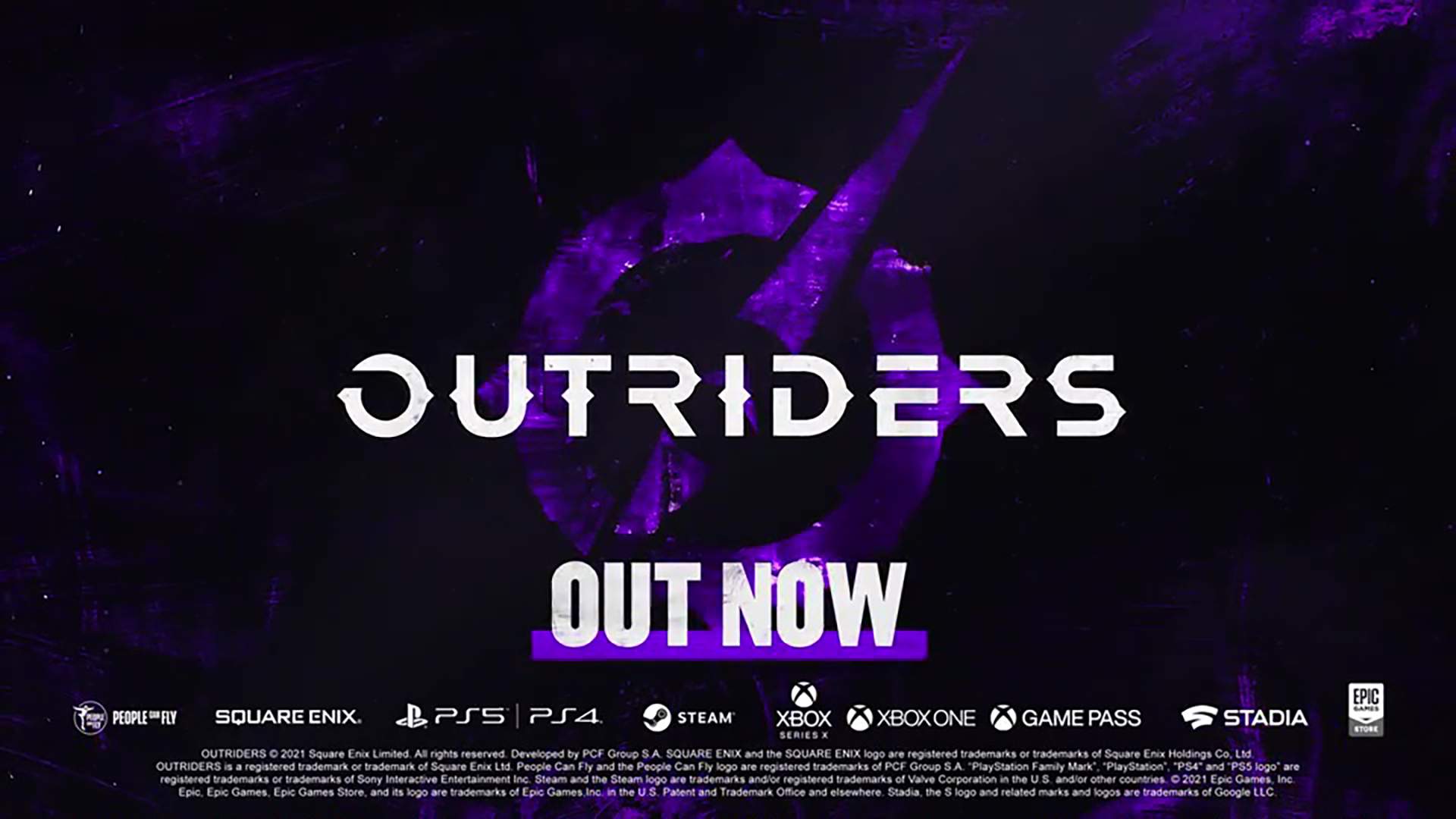 OUTRIDERS AVAILABLE NOW