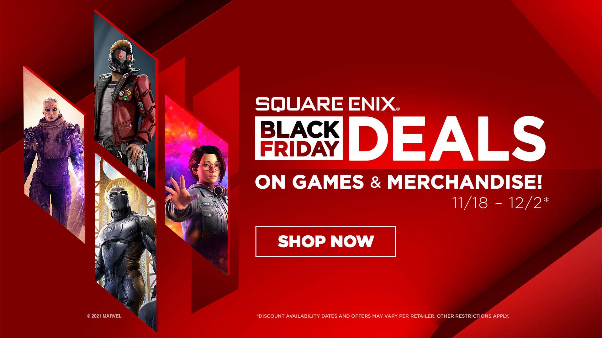 Black Friday Deals on Games & Merchandise 11/18-12/2*