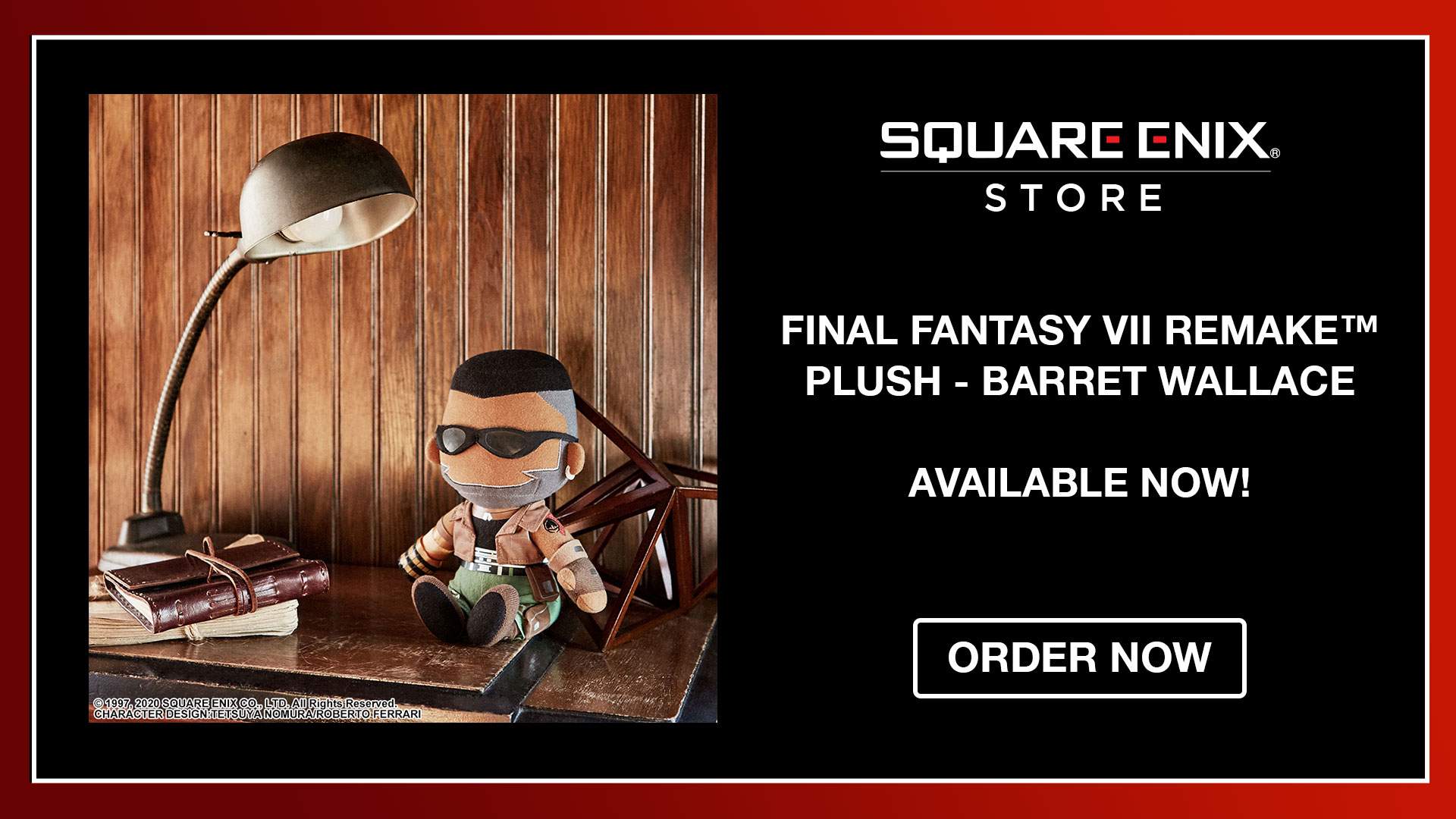 FINAL FANTASY VII REMAKE™ PLUSH - BARRET WALLACE