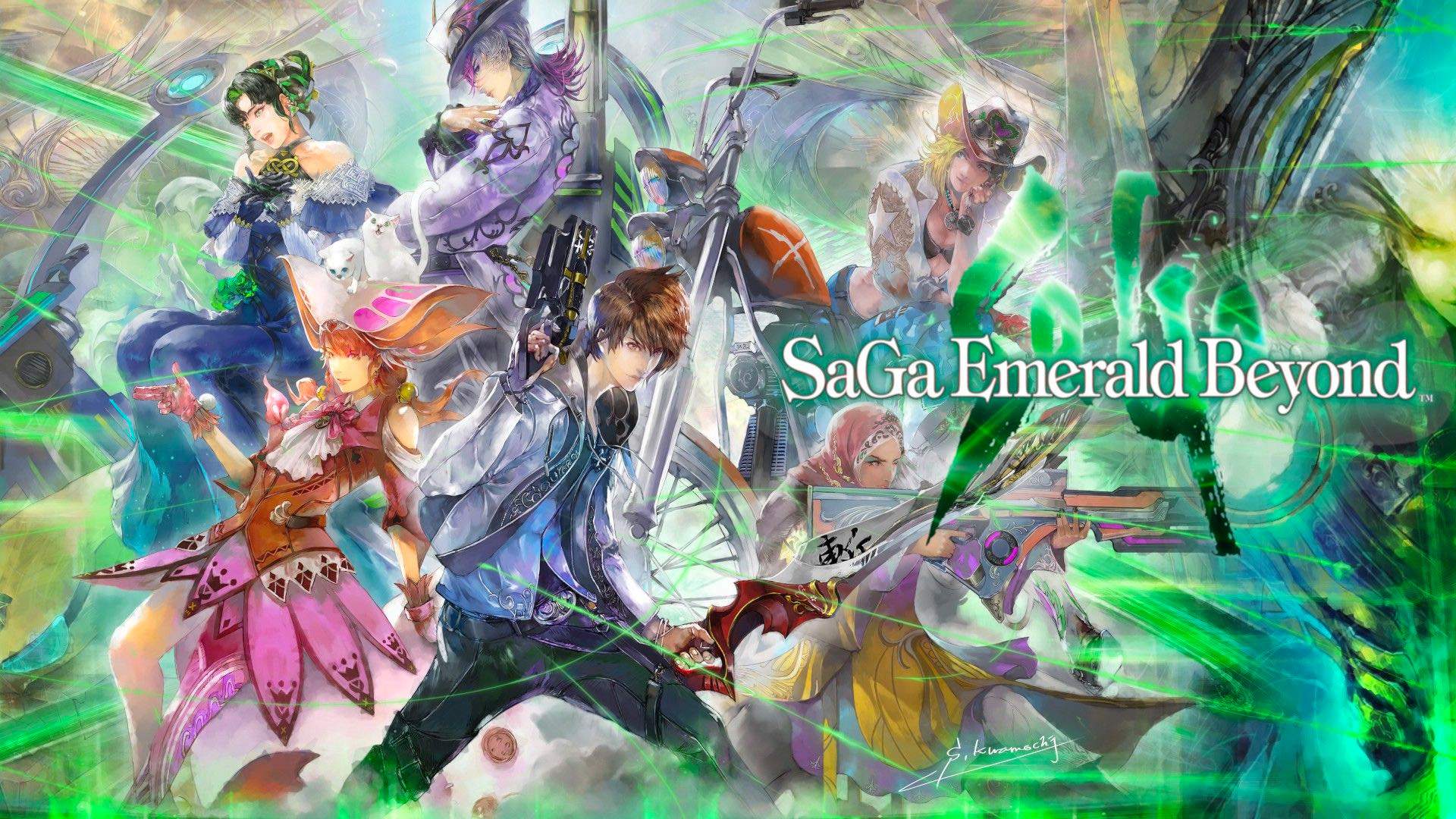 Les personnages de SaGa Emerald Beyond se tiennent prêts à façonner leur propre légende.