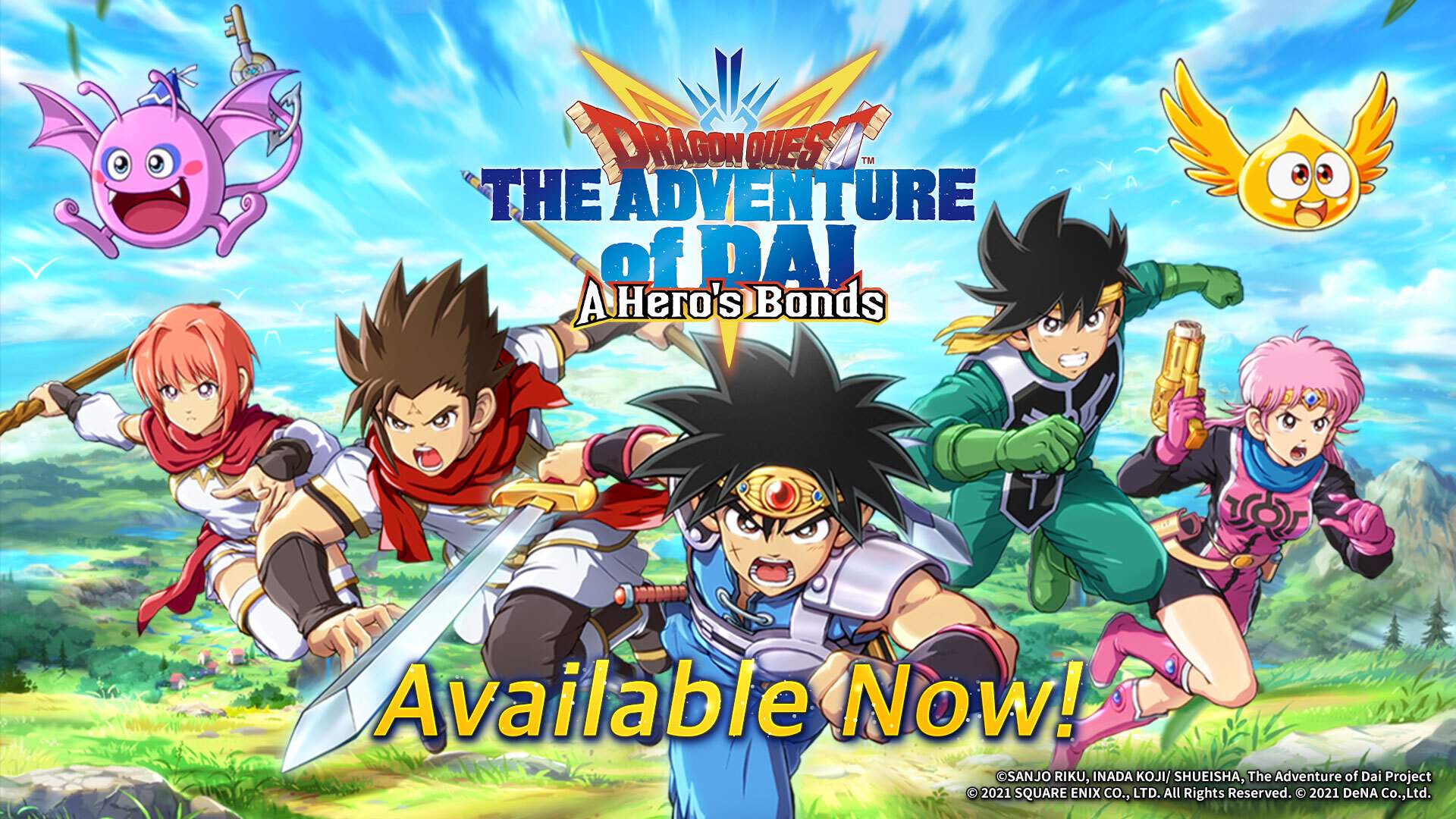 Heroes from DRAGON QUEST The Adventure of Dai: A Hero's Bonds Available Now