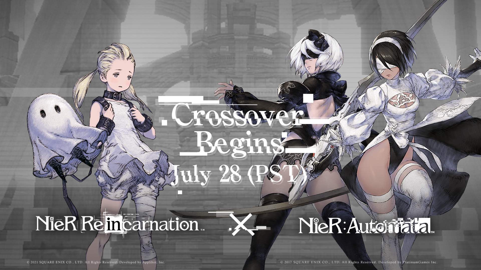 SQUARE ENIX  The Official SQUARE ENIX Website - NieR Series Crossover is  BACK in NieR Re[in]carnation!
