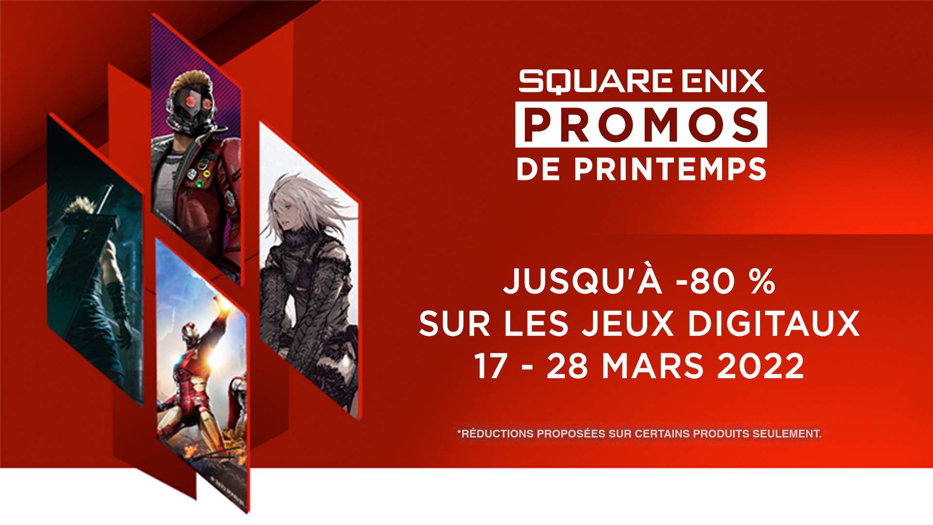 Boutique Square Enix Promos de printemps mars 2022