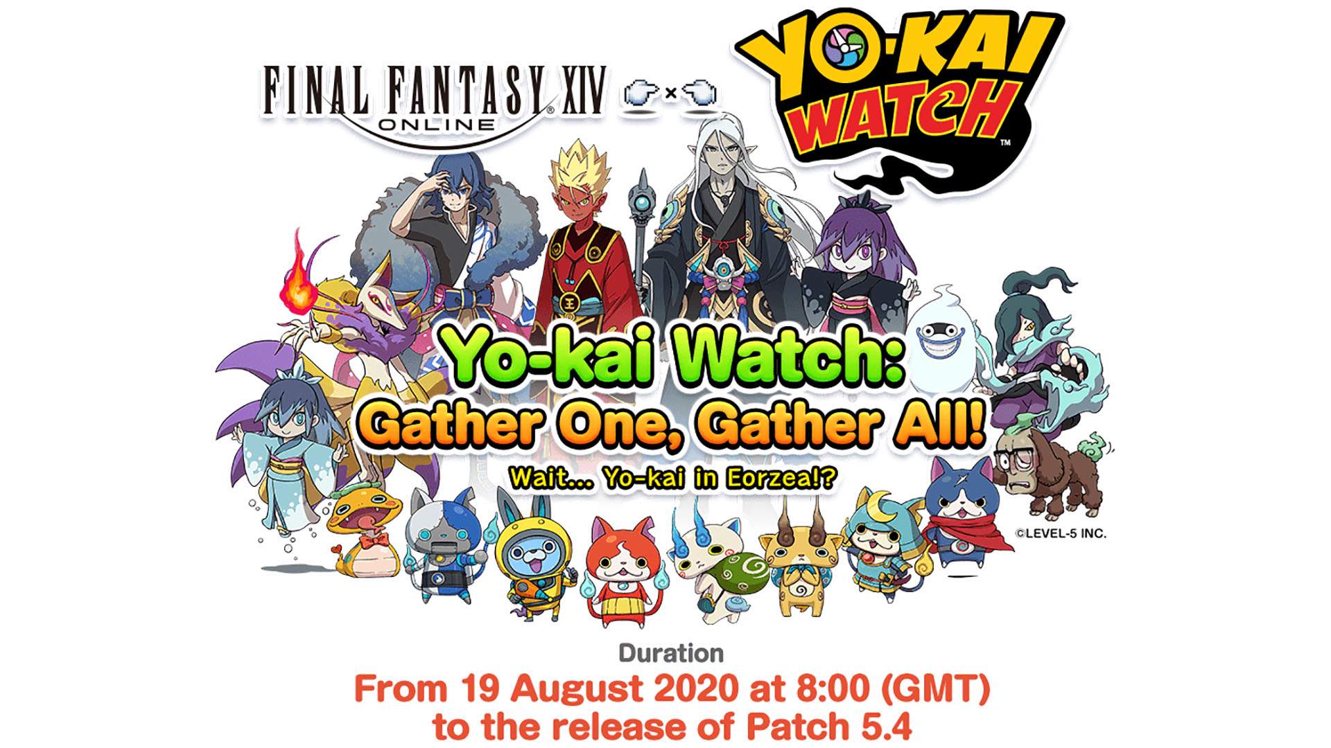 Final Fantasy XIV Online is now Collaborating with Yo-Kai Watch