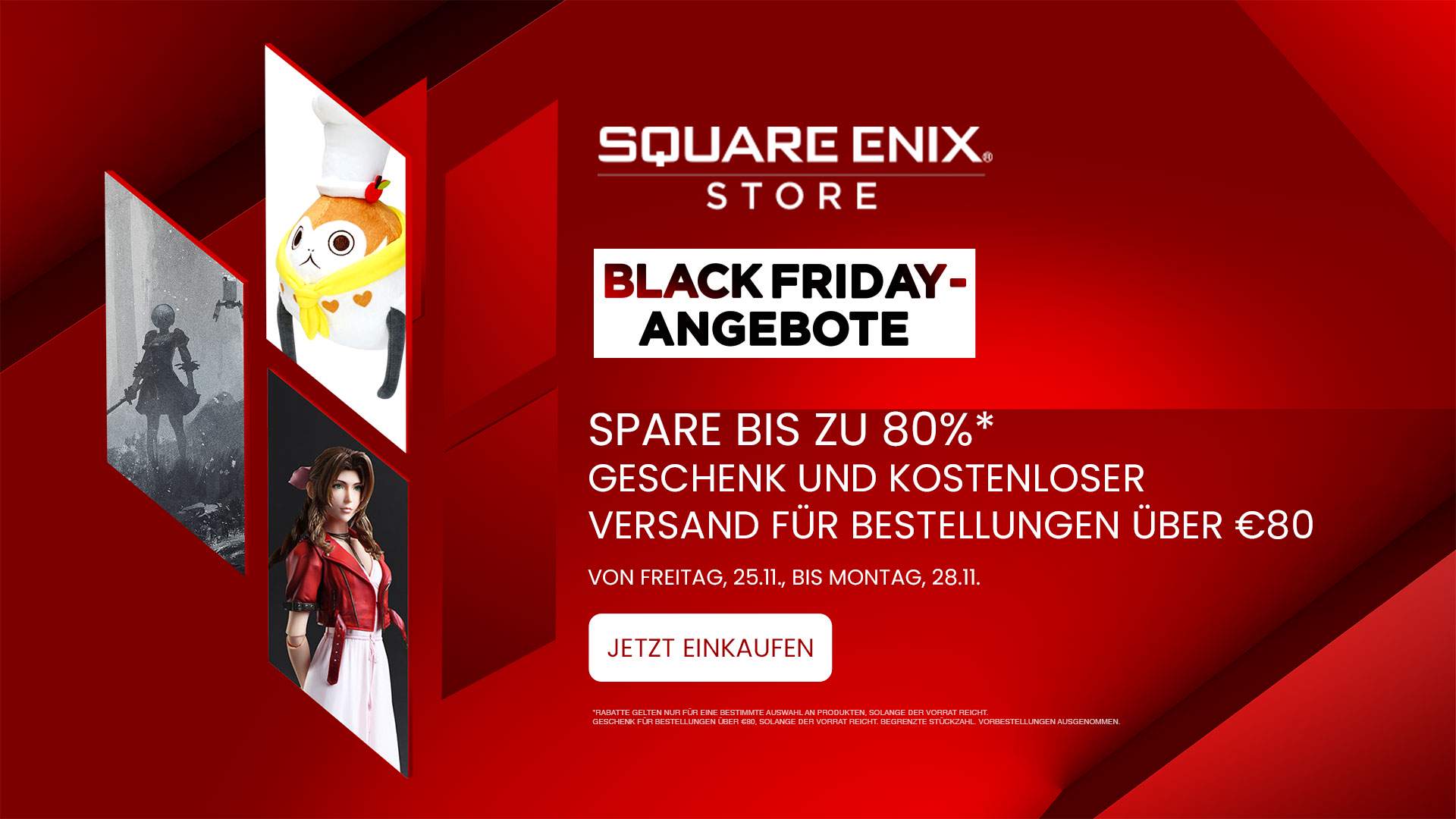 Black Friday-Angebote Spiele & Merchandise aus dem SQUARE ENIX! 25.11. – 28.11 (MEZ)*