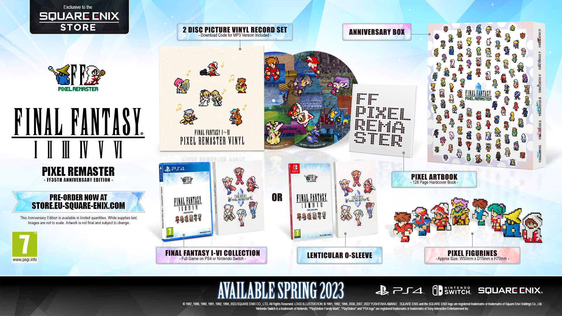 SQUARE ENIX | The Official SQUARE ENIX Website - FINAL FANTASY I-VI PIXEL  REMASTER -FF35th Anniversary Edition-: Pre-Order Now!