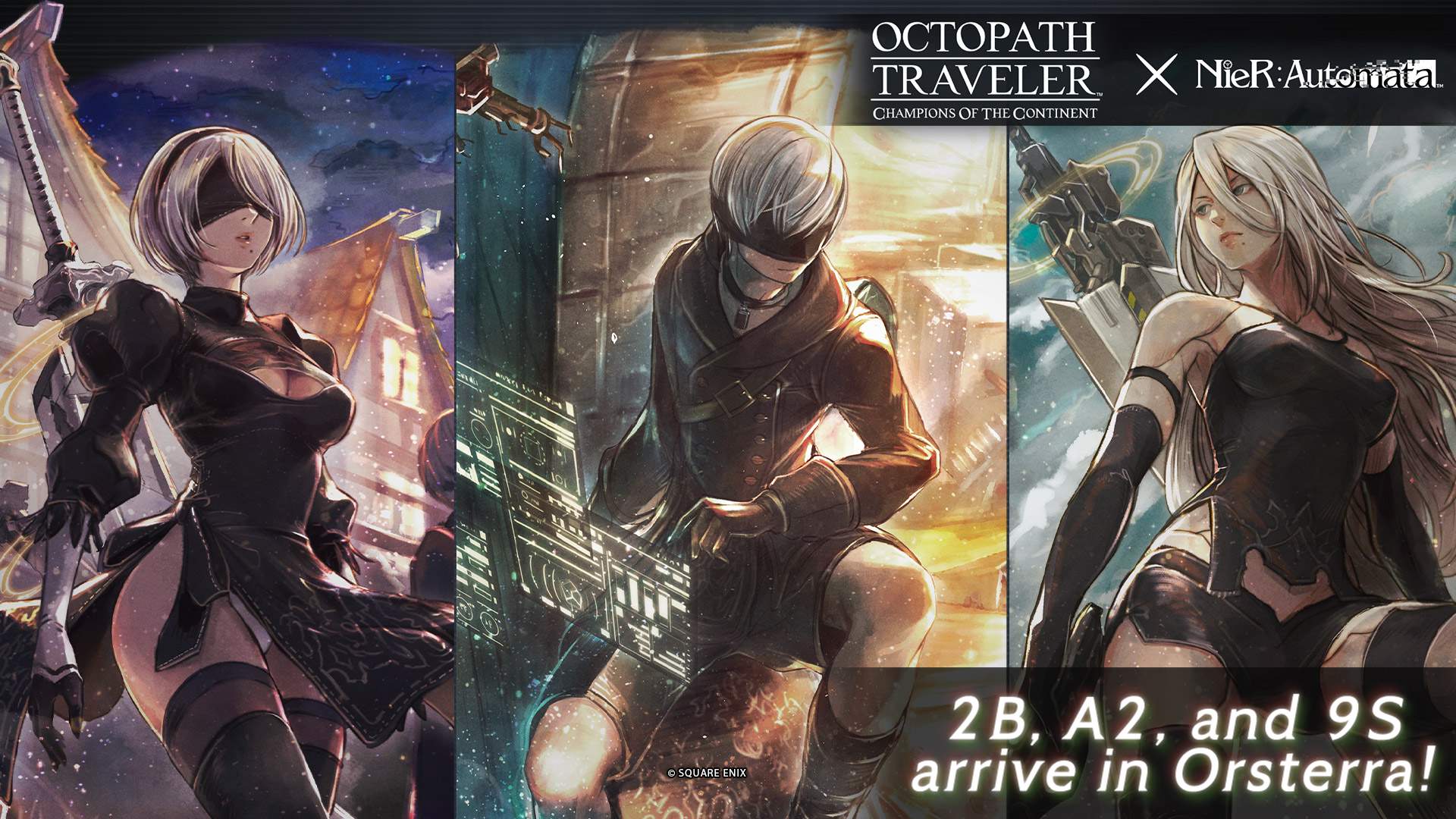 Square Enix The Official Square Enix Website Nier Automata Crossover Is Live Now In Octopath