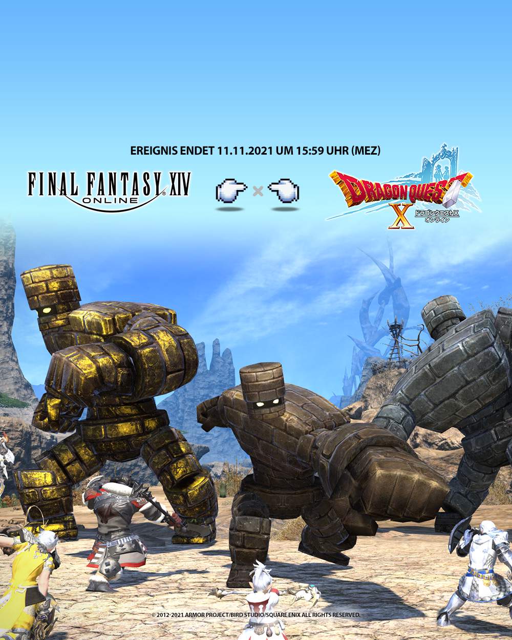 FINAL FANTASY XIV x Dragon Quest X Kollaborations-Event bis zum 11. November spielbar!