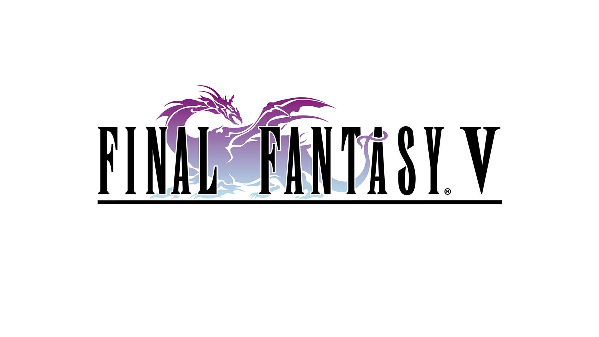 FINAL FANTASY 5 logo on a white background